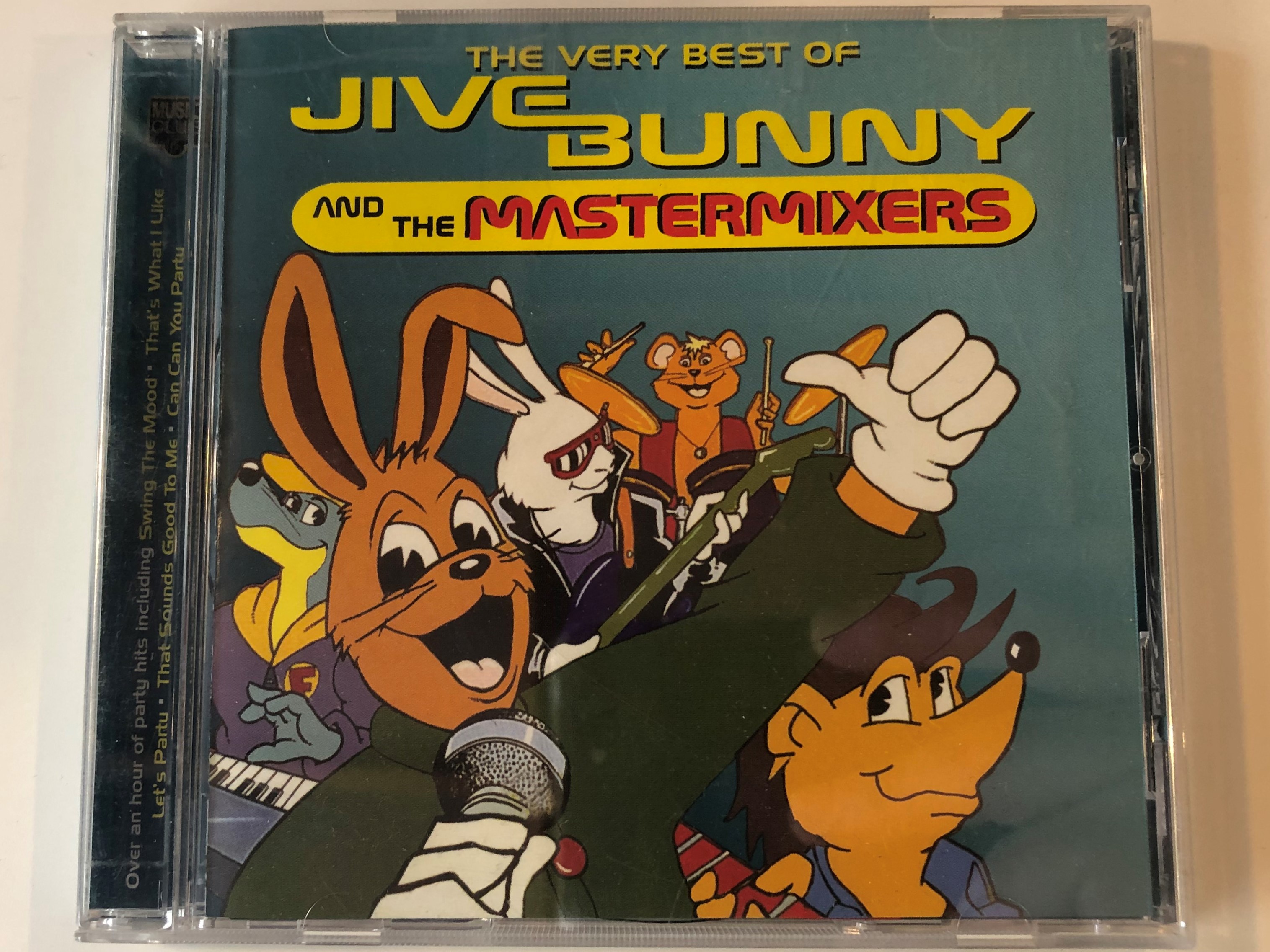 The Very Best Of Jive Bunny And The Mastermixers ‎/ Over an hour of party  hits including: Swing The Mood, That´s What I Like, Let´s Party, That  Sounds Good To Me, Can
