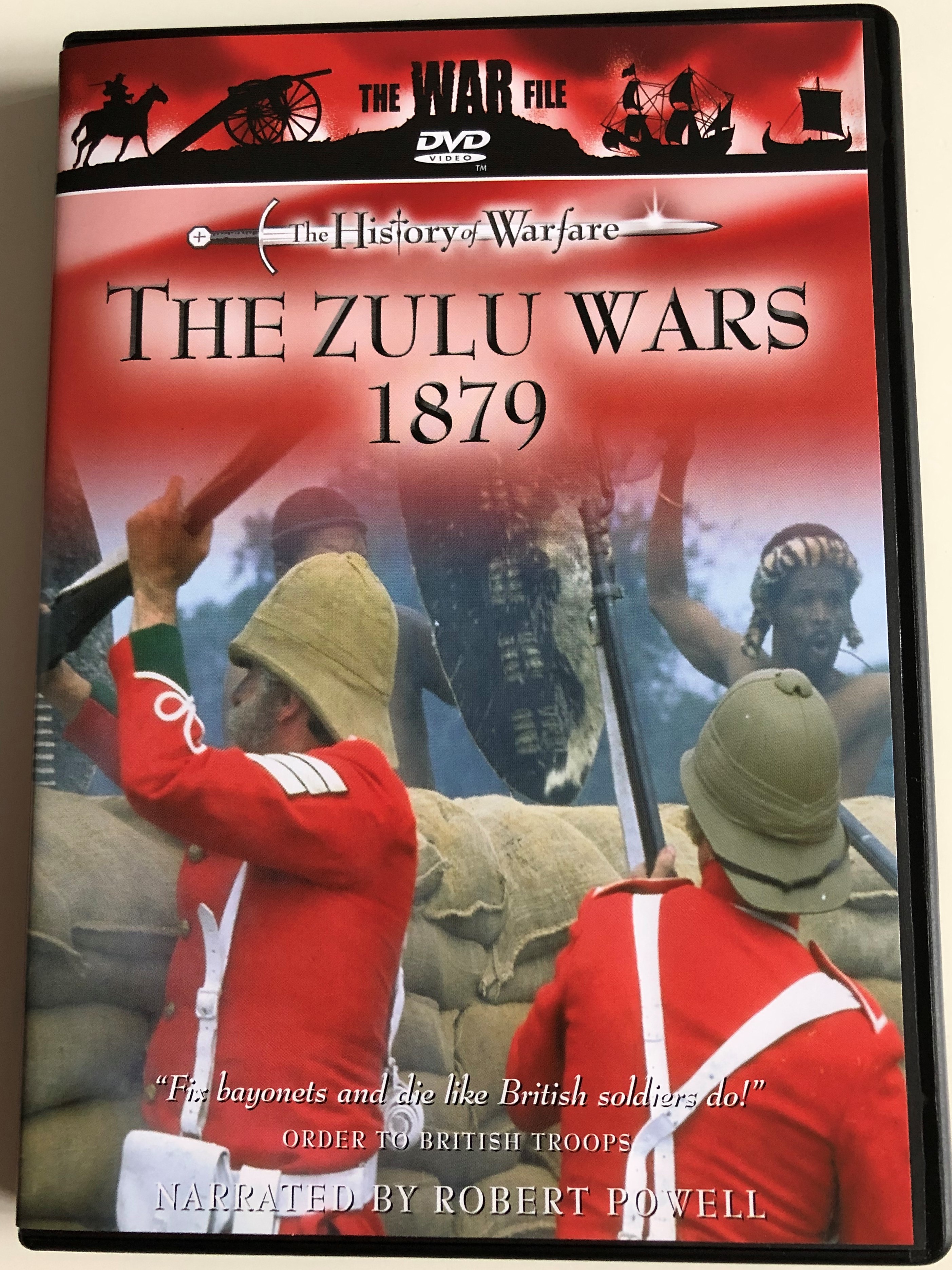 The Zulu Wars 1879 - The History of Warfare DVD 1996 / Cromwell productions  / NARRATED BY Robert Powell / THE WAR FILE DVD SERIES - bibleinmylanguage