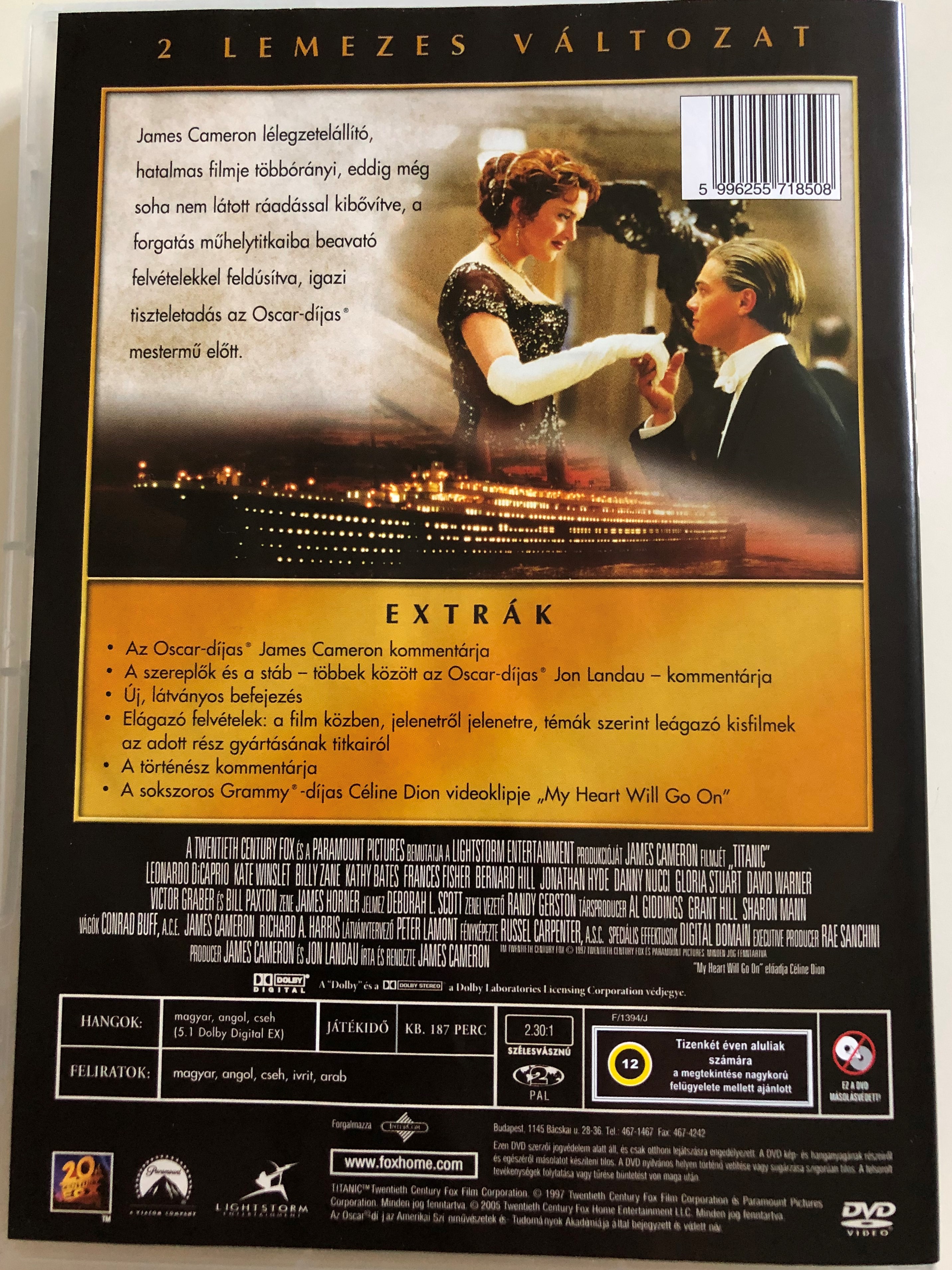 Titanic 1997 DVD Deluxe Collectors Edition / 2 DVD / Directed by James  Cameron / Starring: Leonardo DiCaprio, Kate Winslet, Billy Zane, Kathy  Bates, Frances Fisher, Bernard Hill - bibleinmylanguage