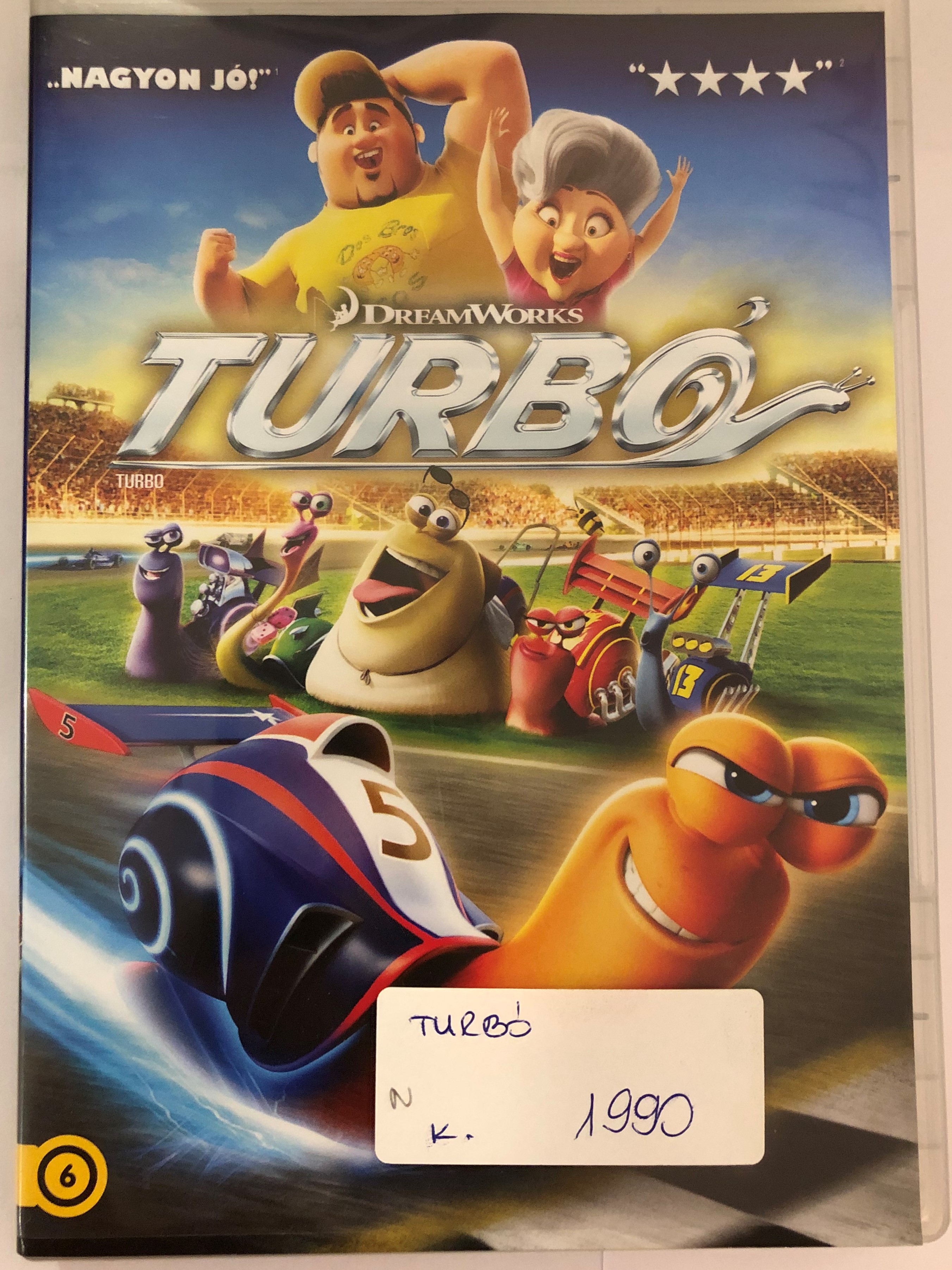 Turbo DVD 2013 Turbó / Directed David Soren / Starring: Ryan Reynolds, Paul Giamatti, Michael Peña, Snoop Dogg bibleinmylanguage