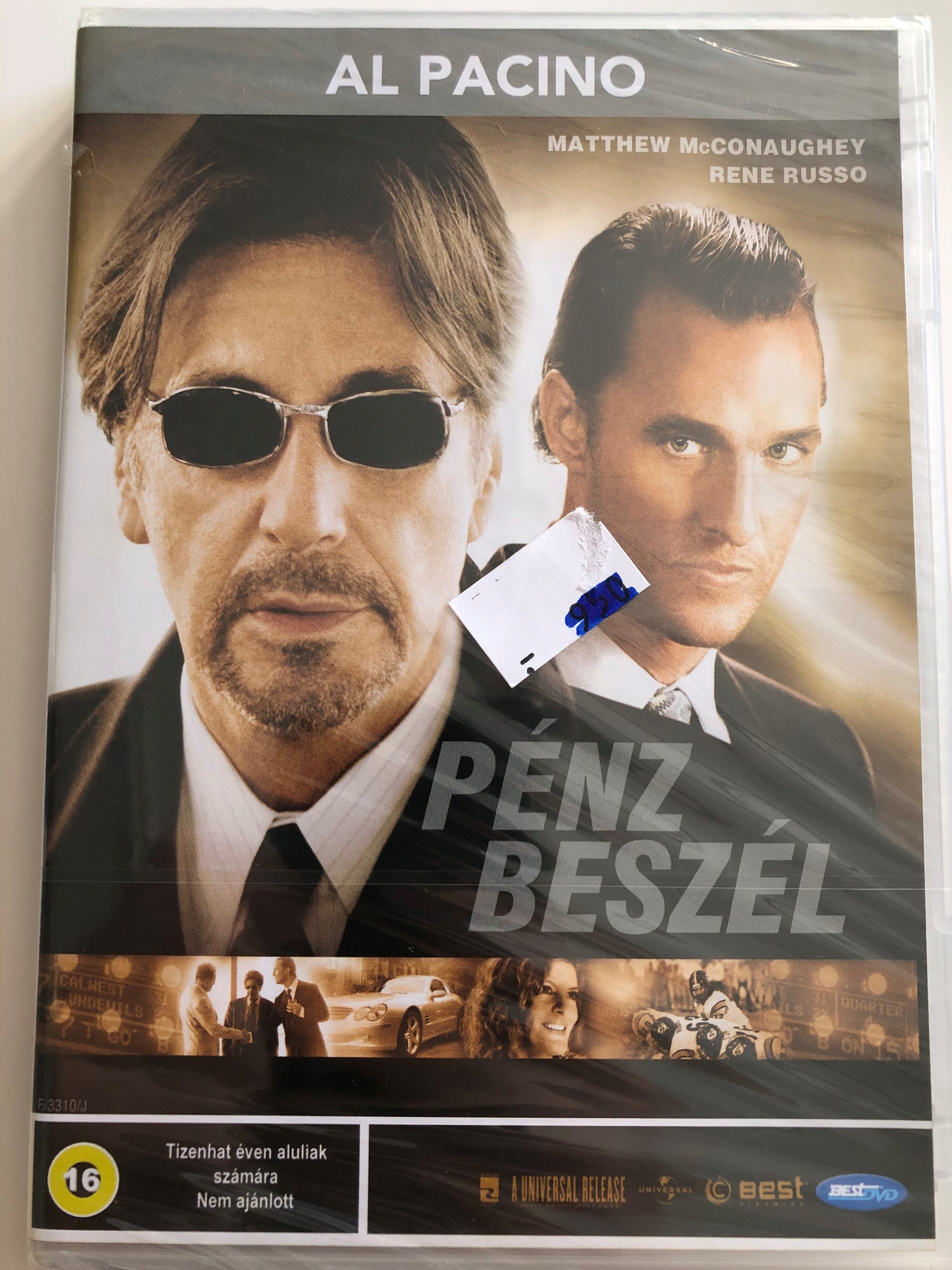 Two for the Money DVD 2005 Pénz beszél / Directed by D. J. Caruso /  Starring: Al Pacino, Matthew McConaughey, Rene Russo - bibleinmylanguage