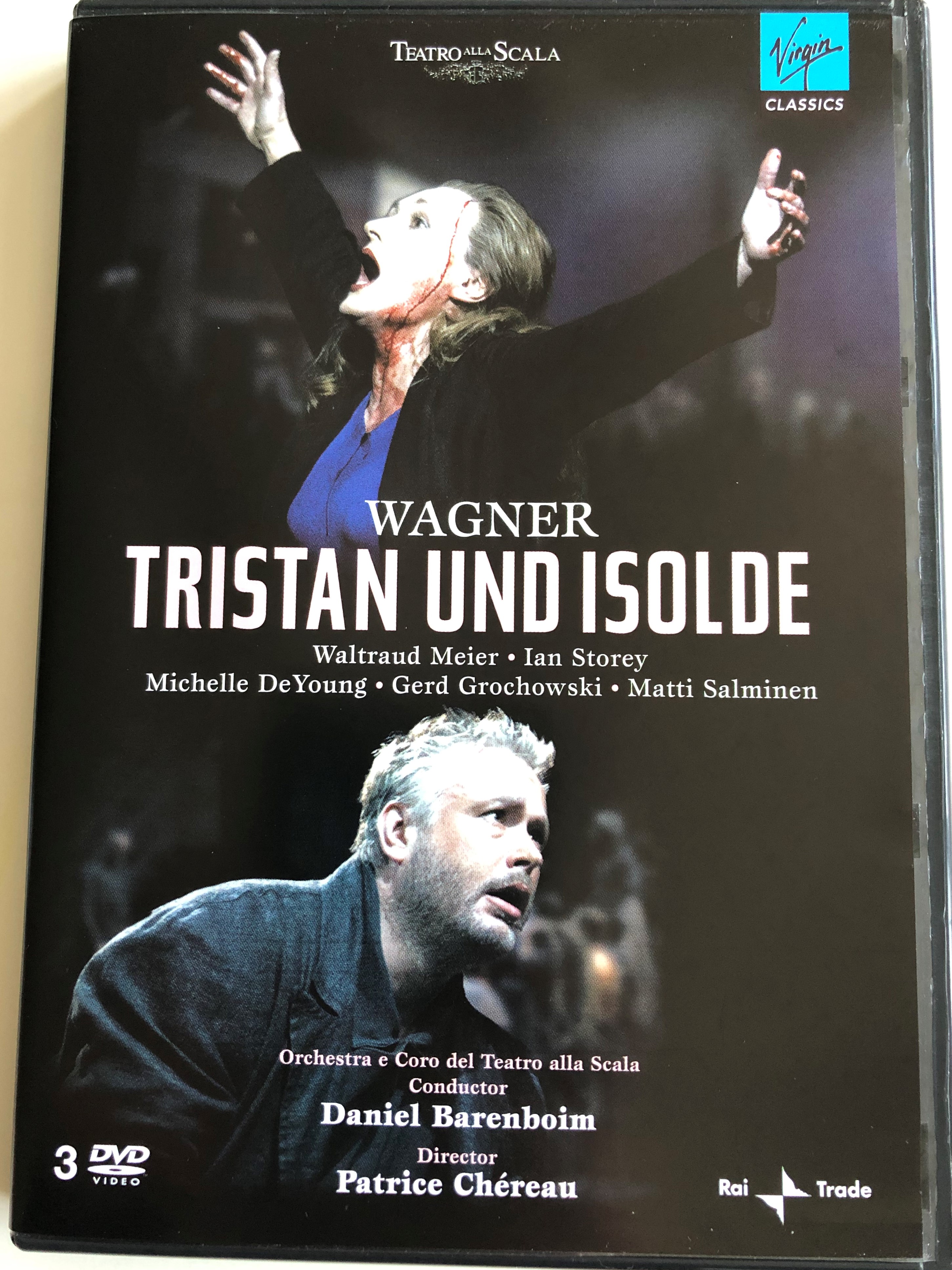 Wagner - Tristan und Isolde DVD 2008 / Orchestra e Coro del Teatro alla  Scala / Conducted by Daniel Barenboim / Directed by Patrice Chéreau / 3 DVD  - bibleinmylanguage