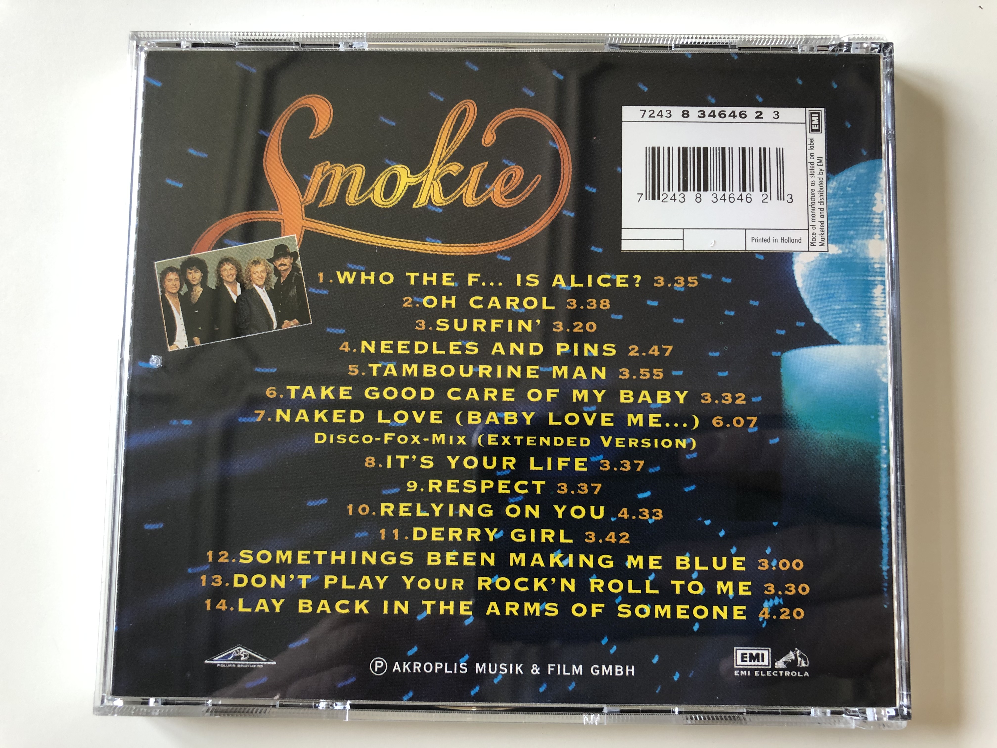 Who The F... Is Alice? - Smokie - The Party Hits / Incl. Who The F... Is  Alice, Surfin', Needles And Pins, Tambourine Man, Don't Play Your Rock'N  Roll To Me, Oh