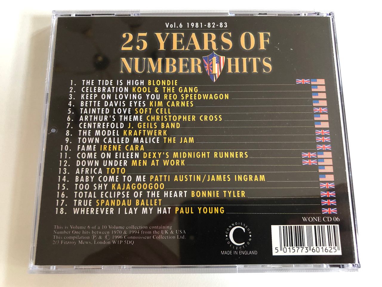 https://cdn10.bigcommerce.com/s-62bdpkt7pb/products/0/images/187529/25_Years_Of_Number_1_Hits_-_Vol._6_-_1981-82-83_REO_Speedwagon_Kool_The_Gang_Kim_Carnes_Kraftwerk_Toto_Spandau_Ballet_and_many_more_Connoisseur_Collection_Audio_CD_1996_WONE_CD_0_4__83365.1628854587.1280.1280.JPG?c=2&_gl=1*d32l7c*_ga*MjA2NTIxMjE2MC4xNTkwNTEyNTMy*_ga_WS2VZYPC6G*MTYyODg0NTUyMi4zMi4xLjE2Mjg4NTQ0MjkuMzk.