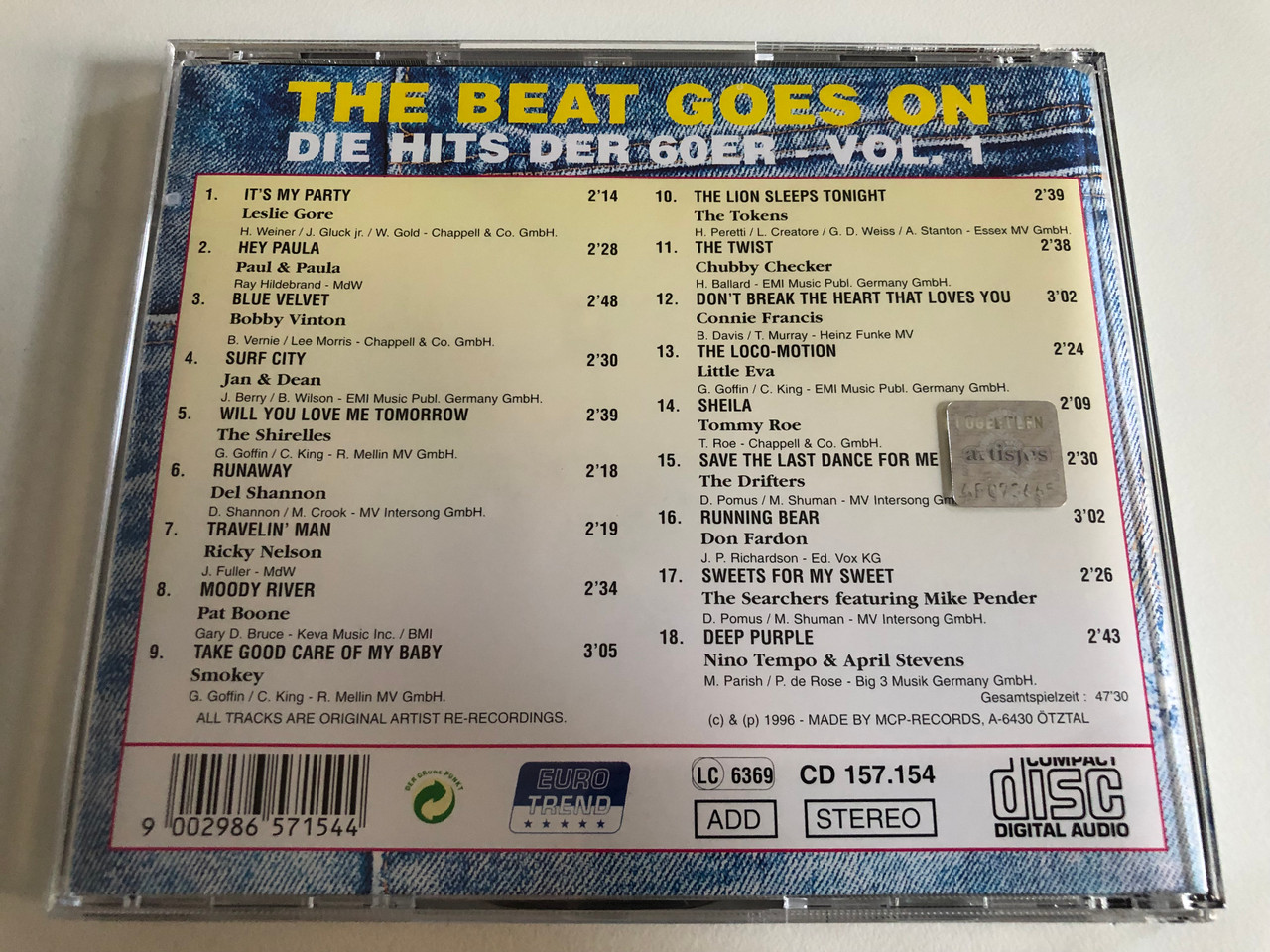 https://cdn10.bigcommerce.com/s-62bdpkt7pb/products/0/images/187922/The_Beat_Goes_On_Die_Hits_Der_60er_-_Vol._1_Its_My_Party_-_Lesley_Gore_Blue_Velvet_-_Bobby_Vinton_The_Lion_Sleeps_Tonight_-_The_Tokens_The_Twist_-_Chubby_Checker_The_Loco-Motion_-_L_4__76663.1629209266.1280.1280.JPG?c=2&_gl=1*cbchz7*_ga*MjA2NTIxMjE2MC4xNTkwNTEyNTMy*_ga_WS2VZYPC6G*MTYyOTIwODAwMC4zNS4xLjE2MjkyMDkzNjYuNjA.