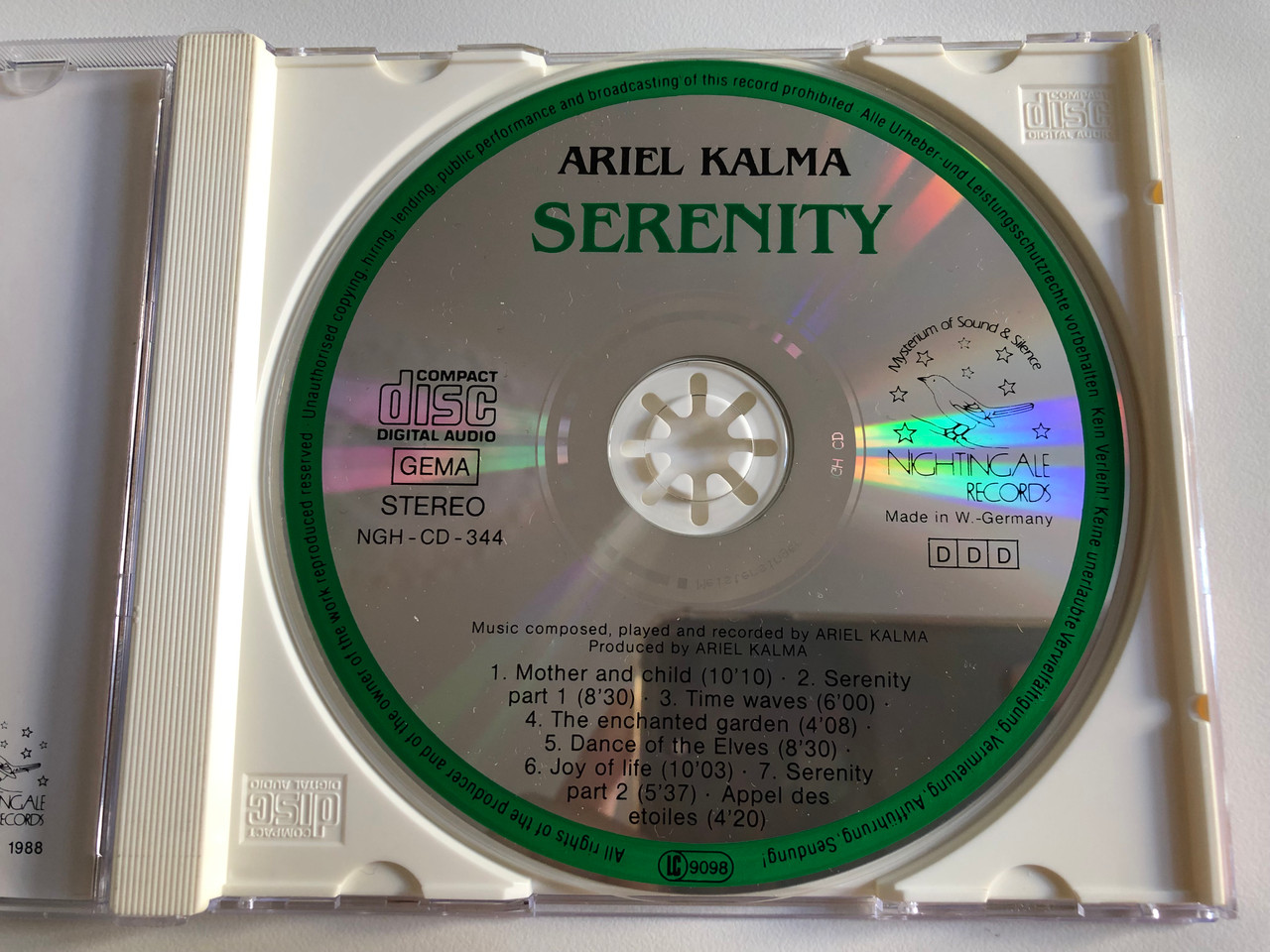 https://cdn10.bigcommerce.com/s-62bdpkt7pb/products/0/images/188577/Ariel_Kalma_-_Serenity_Nightingale_Records_Audio_CD_1989_Stereo_NGH-CD-344_3__94839.1629701468.1280.1280.JPG?c=2&_gl=1*1vojx1m*_ga*MjA2NTIxMjE2MC4xNTkwNTEyNTMy*_ga_WS2VZYPC6G*MTYyOTY5NzY5MS40MS4xLjE2Mjk3MDE4NzQuNjA.