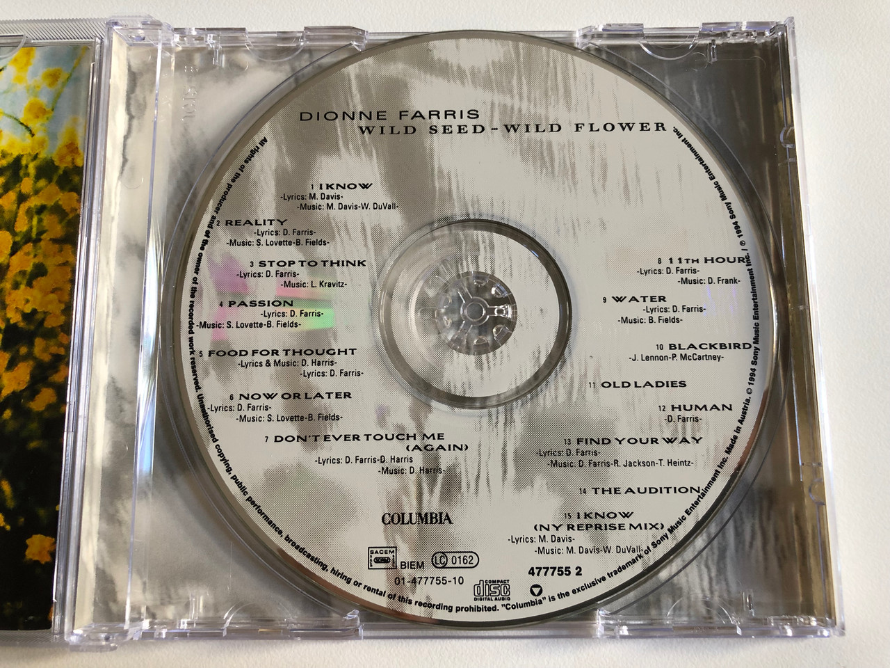 Dionne Farris – Wild Seed - Wild Flower / Columbia Audio CD 1994 / ...