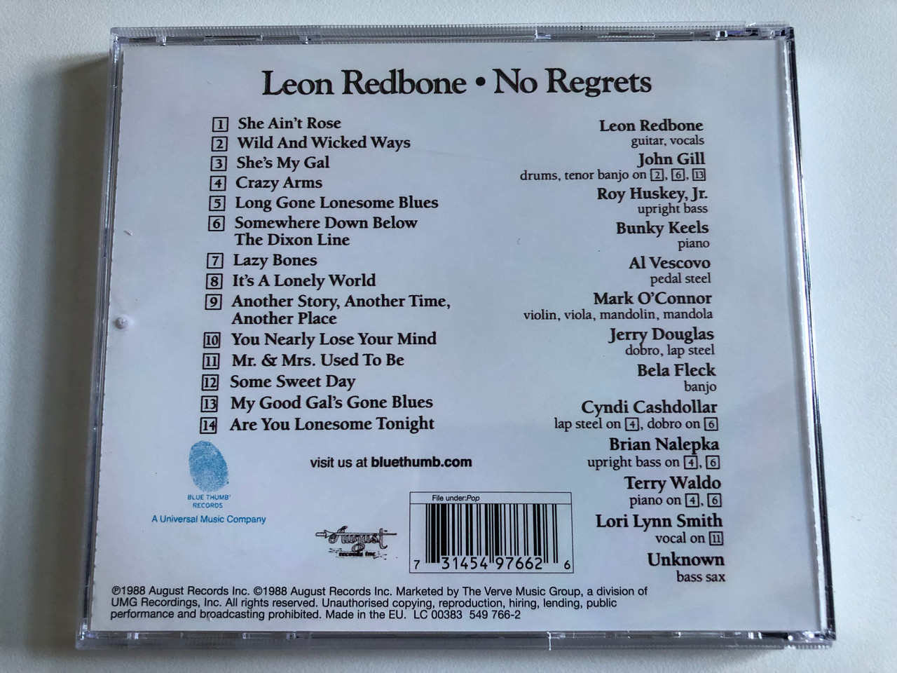 https://cdn10.bigcommerce.com/s-62bdpkt7pb/products/0/images/188746/Leon_Redbone_No_Regrets_Blue_Thumb_Records_Audio_CD_549_766-2_4__24313.1629786227.1280.1280.JPG?c=2&_gl=1*166rvuf*_ga*MjA2NTIxMjE2MC4xNTkwNTEyNTMy*_ga_WS2VZYPC6G*MTYyOTc4NDA0NC40Mi4xLjE2Mjk3ODU5NzUuNTg.
