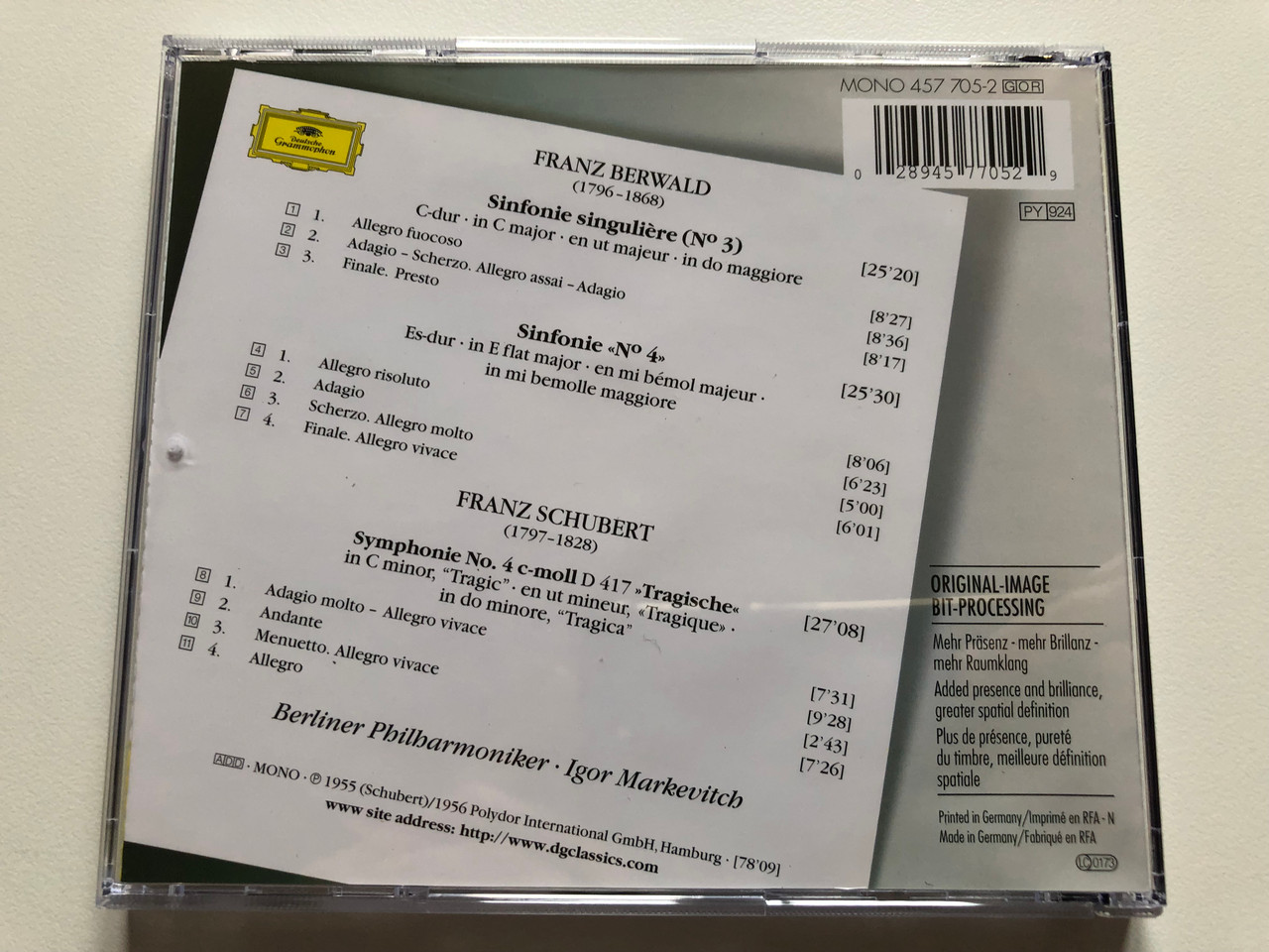 https://cdn10.bigcommerce.com/s-62bdpkt7pb/products/0/images/191119/Schubert_Symphonie_No._4_Tragische_Berwald_Symphonien_Nos._3_Singulire_4_Berliner_Philharmoniker_Dirigent_Igor_Markevitch_The_Originals_Deutsche_Grammophon_Audio_CD_1998_Mono_4_7__69014.1631515609.1280.1280.JPG?c=2&_gl=1*1uasrta*_ga*MjA2NTIxMjE2MC4xNTkwNTEyNTMy*_ga_WS2VZYPC6G*MTYzMTUxNTA5OC43Ny4xLjE2MzE1MTUyMTcuNjA.