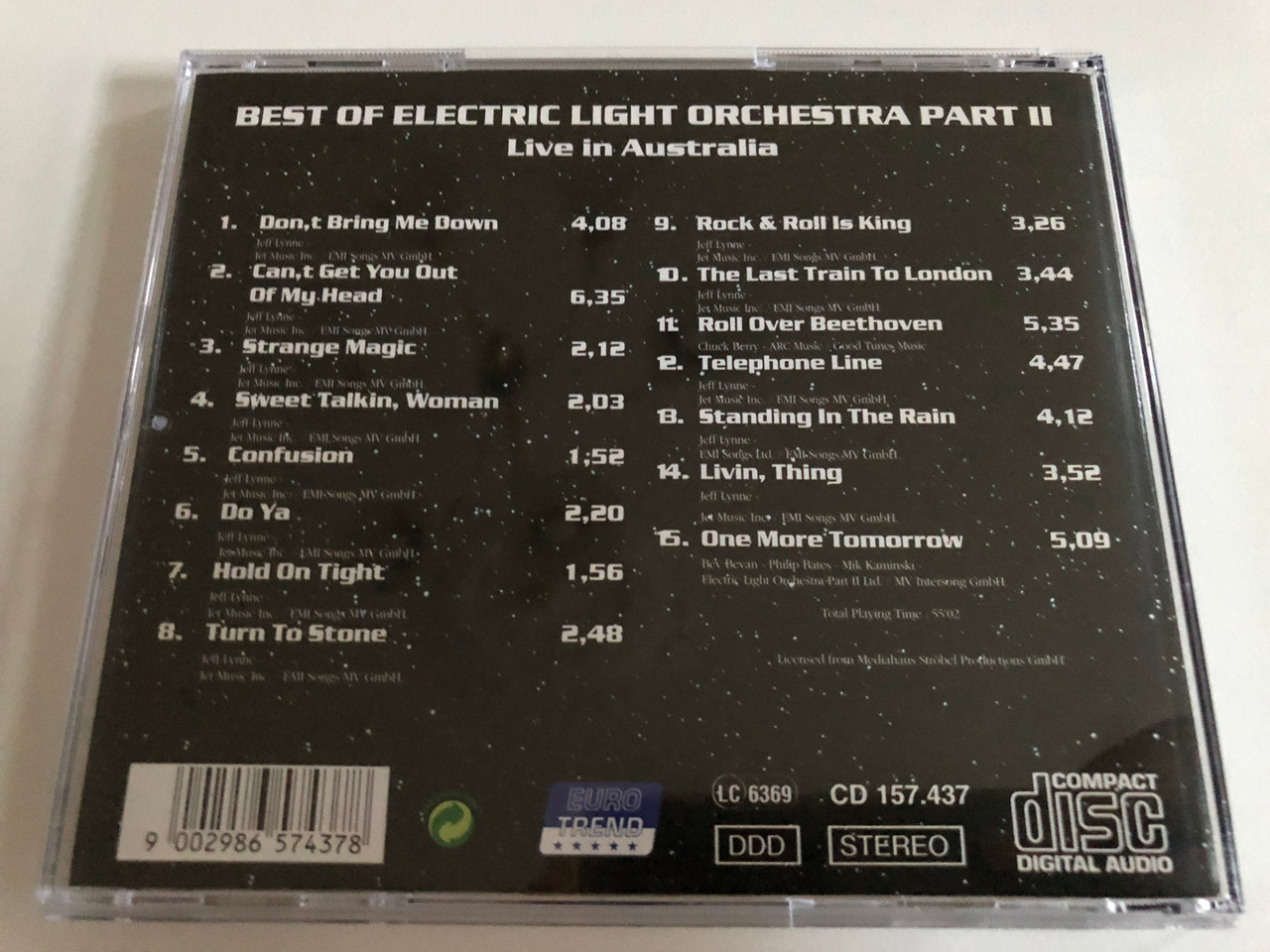 https://cdn10.bigcommerce.com/s-62bdpkt7pb/products/0/images/192667/Best_Of_Electric_Light_Orchestra_Part_II_Live_In_Australia_Eurotrend_Audio_CD_Stereo_CD_157_2__40789.1632393235.1280.1280.JPG?c=2&_gl=1*16aj0xq*_ga*MjA2NTIxMjE2MC4xNTkwNTEyNTMy*_ga_WS2VZYPC6G*MTYzMjM3OTQ5Ni45Ni4xLjE2MzIzOTMyNDcuNjA.