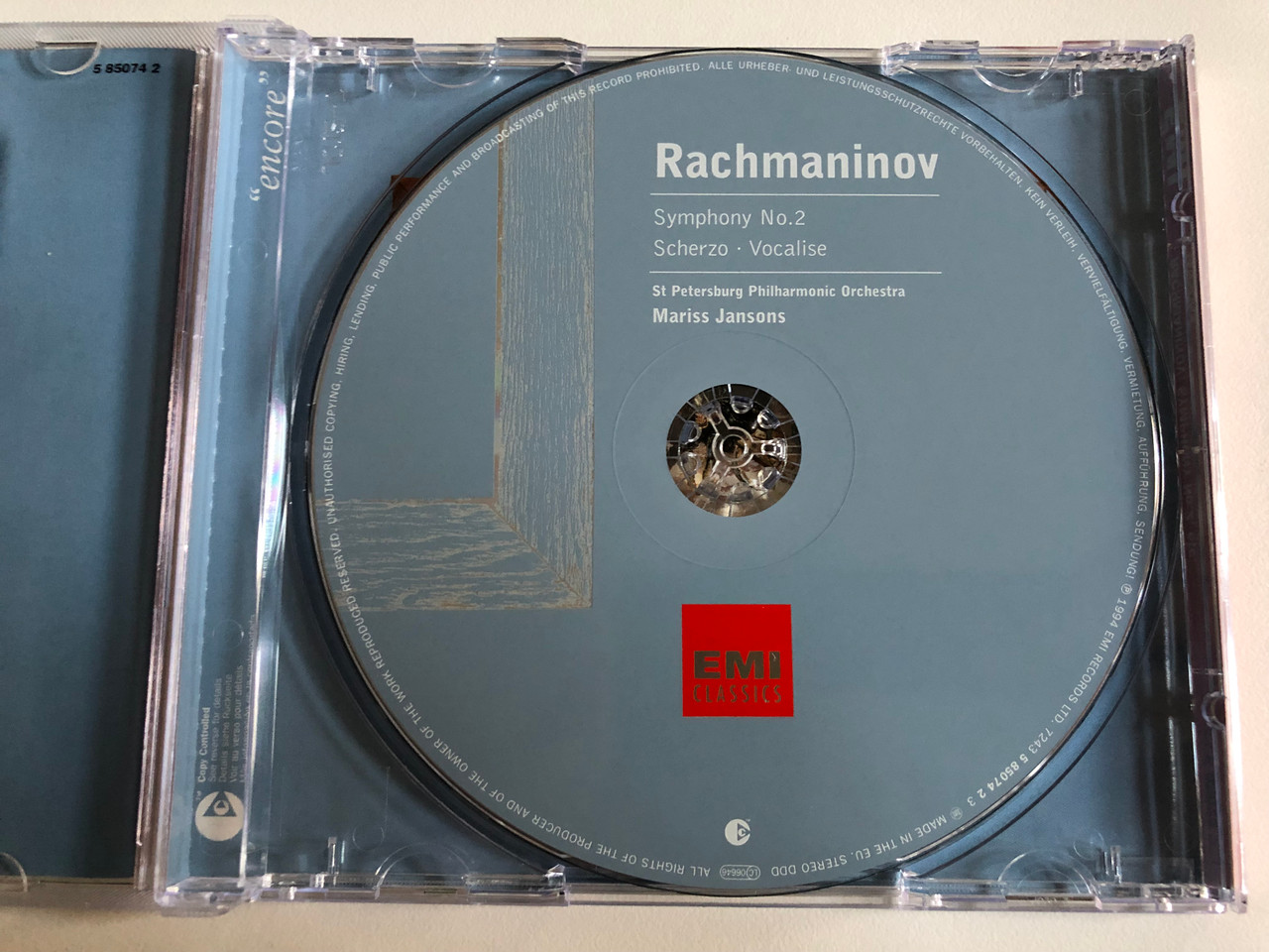 https://cdn10.bigcommerce.com/s-62bdpkt7pb/products/0/images/193636/Rachmaninov_-_Symphony_No._2_Scherzo_Vocalise_St_Petersburg_Philharmonic_Orchestra_Mariss_Jansons_EMI_Classics_Audio_CD_2003_Stereo_724358507423_3__45771.1632996498.1280.1280.JPG?c=2&_gl=1*1544g28*_ga*MjA2NTIxMjE2MC4xNTkwNTEyNTMy*_ga_WS2VZYPC6G*MTYzMjk4NzQyMy4xMDYuMS4xNjMyOTk2MzI0LjM2