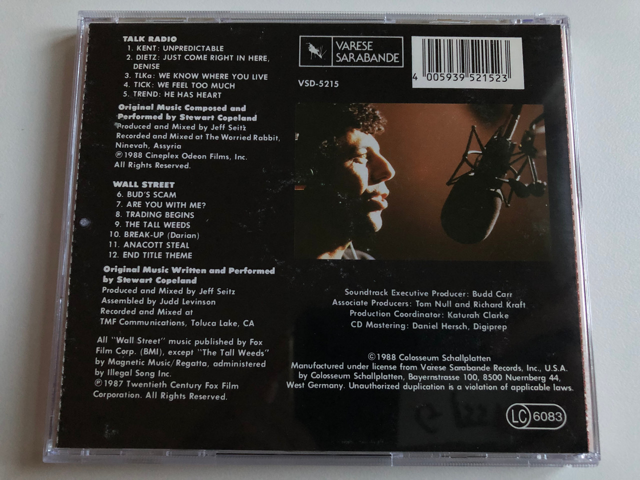 https://cdn10.bigcommerce.com/s-62bdpkt7pb/products/0/images/194852/Music_by_Stewart_Copeland_Talk_Radio_Original_Motion_Picture_Soundtrack_Also_contains_Wall_Street_composed_by_Stewart_Copeland_Varse_Sarabande_Audio_CD_1988_VSD-5215_5__10235.1633684330.1280.1280.JPG?c=2&_gl=1*1qsvk0h*_ga*MjA2NTIxMjE2MC4xNTkwNTEyNTMy*_ga_WS2VZYPC6G*MTYzMzY3NDQ0My4xMjAuMS4xNjMzNjg0MTEwLjM4