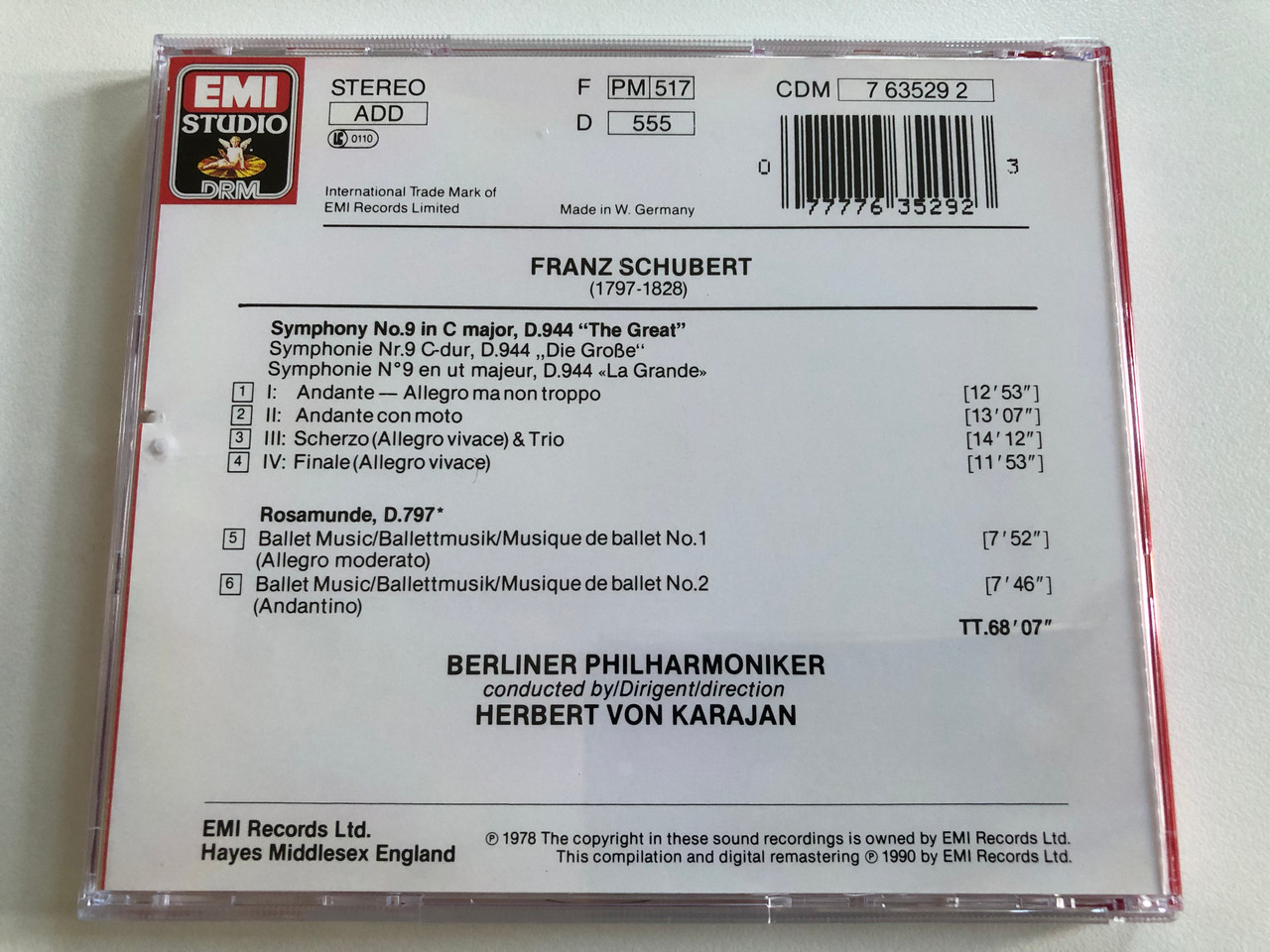 https://cdn10.bigcommerce.com/s-62bdpkt7pb/products/0/images/196659/Schubert_Symphonie_No.9_Rosamunde_Ballet_Music_Berliner_Philharmoniker_Herbert_von_Karajan_EMI_Audio_CD_1990_Stereo_CDM_7_63529_2_4__87979.1634844639.1280.1280.JPG?c=2&_gl=1*o0xa2i*_ga*MjA2NTIxMjE2MC4xNTkwNTEyNTMy*_ga_WS2VZYPC6G*MTYzNDgzNTM5OC4xMzUuMS4xNjM0ODQ0NDQ4LjU3