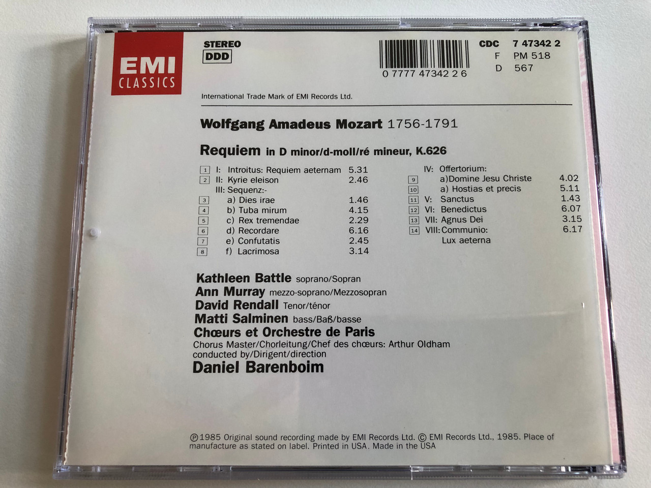https://cdn10.bigcommerce.com/s-62bdpkt7pb/products/0/images/196772/Mozart_Requiem_Kathleen_Battle_Ann_Murray_David_Rendall_Matti_Salminen_Chur_Et_Orchestre_De_Paris_Daniel_Barenboim_EMI_Digital_Audio_CD_1985_Stereo_077774734226_4__12237.1634921575.1280.1280.JPG?c=2&_gl=1*1hlb14g*_ga*MjA2NTIxMjE2MC4xNTkwNTEyNTMy*_ga_WS2VZYPC6G*MTYzNDkwOTU4OC4xMzcuMS4xNjM0OTIwODg1LjU3