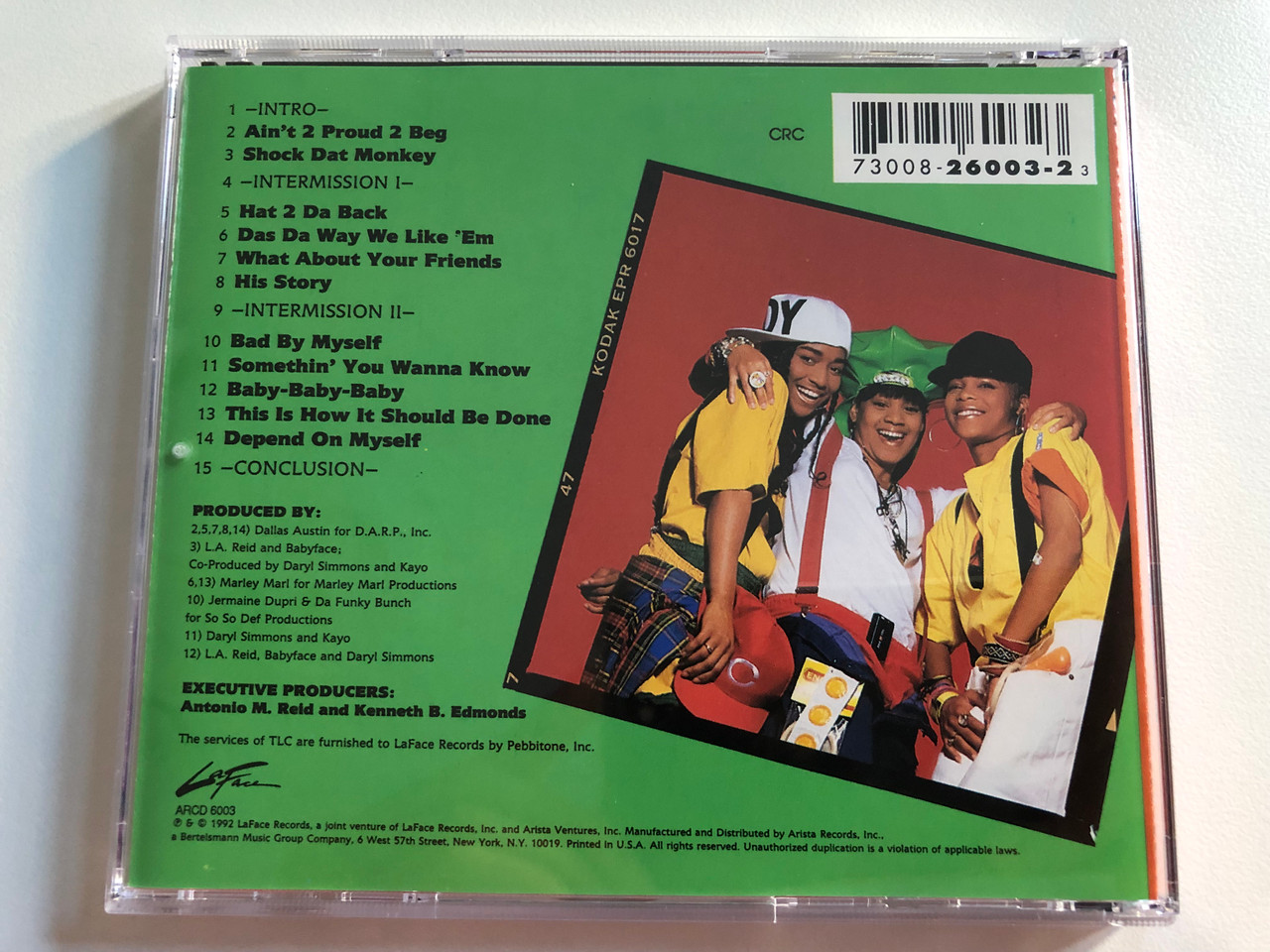 OoooooohhhOn The TLC Tip / LaFace Records Audio CD 1992
