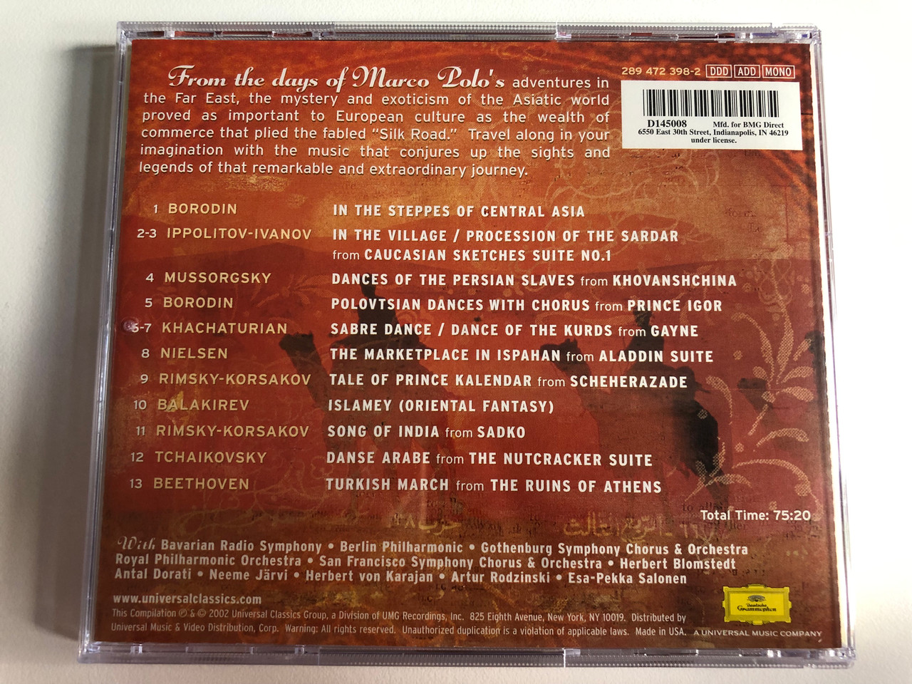 https://cdn10.bigcommerce.com/s-62bdpkt7pb/products/0/images/197748/Caravan_-_The_Ultimate_Silk_Road_Album_Deutsche_Grammophon_Audio_CD_2002_289_472_398-2_4__77350.1635774318.1280.1280.JPG?c=2&_gl=1*1b1xrm7*_ga*MjA2NTIxMjE2MC4xNTkwNTEyNTMy*_ga_WS2VZYPC6G*MTYzNTc3Mjk2Ni4xNDguMS4xNjM1Nzc0MzEwLjYw