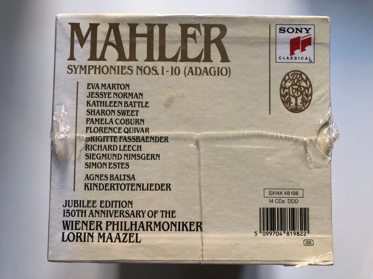 https://cdn10.bigcommerce.com/s-62bdpkt7pb/products/0/images/198485/Mahler_-_Symphonies_Nos._1-10_Adagio_Jubilee_Edition_150th_anniversary_of_the_Wiener_Philharmoniker_Lorin_Maazel_Sony_Classical_14x_Audio_CD_SX14K_48198_5__29564.1636104999.1280.1280.JPG?c=2&_gl=1*o2yho1*_ga*MjA2NTIxMjE2MC4xNTkwNTEyNTMy*_ga_WS2VZYPC6G*MTYzNjA5MDUyMi4xNTguMS4xNjM2MTA0ODIzLjI4