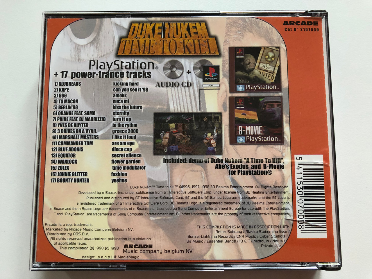 https://cdn10.bigcommerce.com/s-62bdpkt7pb/products/0/images/199238/Duke_Nukem_-_Time_To_Kill_-_Powertracks_Includes_demopreiview_for_Playstation_17_power-trance_tracks_Arcade_Audio_CD_Playstation_CD_1998_2107000_6__51333.1636715402.1280.1280.JPG?c=2&_gl=1*1a3yq9e*_ga*MjA2NTIxMjE2MC4xNTkwNTEyNTMy*_ga_WS2VZYPC6G*MTYzNjcxMDM2OC4xNjguMS4xNjM2NzE1MDQ4LjQ5
