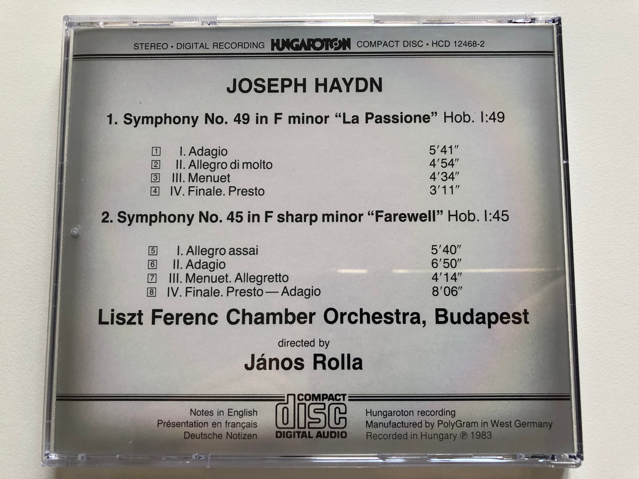 https://cdn10.bigcommerce.com/s-62bdpkt7pb/products/0/images/199766/Joseph_Haydn_Symphonies_No._49_La_Passione_Symphony_No._45_Farewell_Liszt_Ferenc_Chamber_Orchestra_Budapest_Hungaroton_Audio_CD_1983_Stereo_HCD_12468-2_6__74894.1637343238.1280.1280.JPG?c=2&_gl=1*1mg8fmz*_ga*MjA2NTIxMjE2MC4xNTkwNTEyNTMy*_ga_WS2VZYPC6G*MTYzNzMzODMyNC4xNzguMS4xNjM3MzQzMDQ1LjE3
