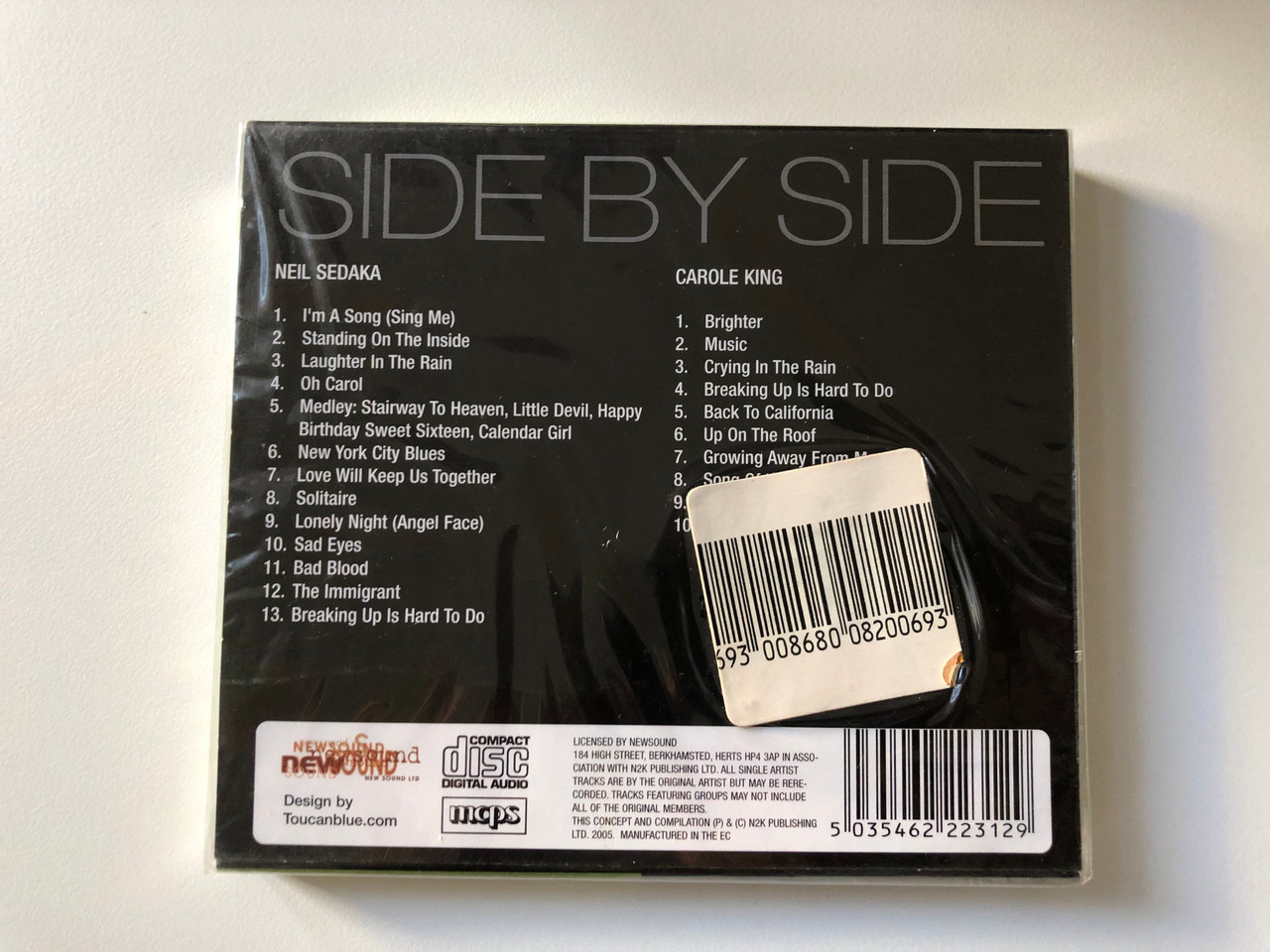 https://cdn10.bigcommerce.com/s-62bdpkt7pb/products/0/images/200819/Side_By_Side_-_Neil_Sedaka_And_Carole_King_Neil_Sedaka_Laughter_In_The_Rain_Bad_Blood_The_Immigrant_and_Calendar_Girl_Carole_King_Breaking_Up_Is_Hard_To_Do_Back_To_California_Up_On_Th__35893.1638343526.1280.1280.JPG?c=2&_gl=1*duk57d*_ga*MjA2NTIxMjE2MC4xNTkwNTEyNTMy*_ga_WS2VZYPC6G*MTYzODM0MTY0MS4xOTcuMS4xNjM4MzQyOTcwLjM5