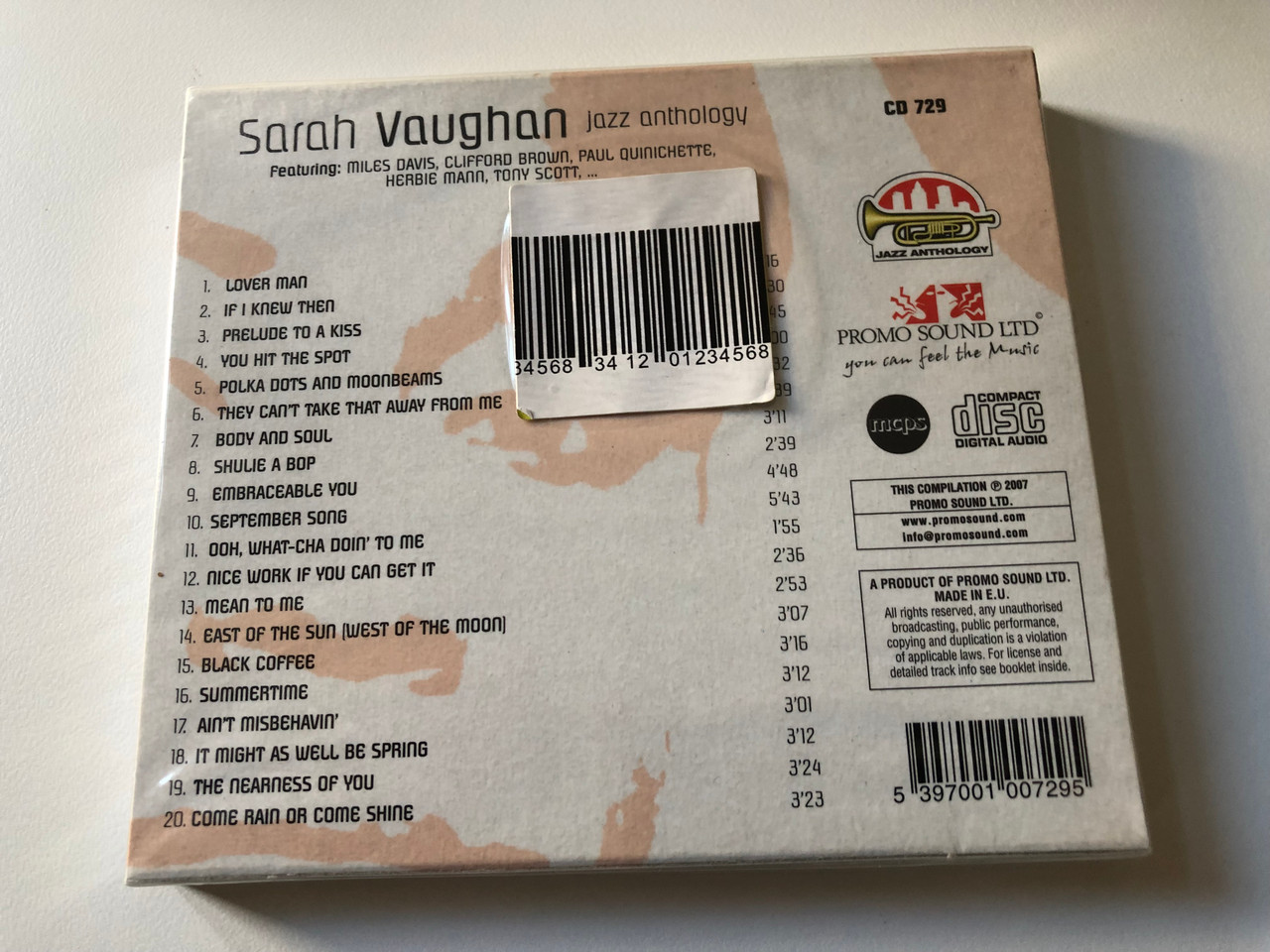 https://cdn10.bigcommerce.com/s-62bdpkt7pb/products/0/images/200941/Jazz_Anthology_Sarah_Vaughan_Featuring_Miles_Davis_Clifford_Brown_Paul_Quinichette_Herbie_Mann_Tony_Scott_Original_Recordings_Digital_New_Remastered_Promo_Sound_Ltd._Audio_CD_2007___72180.1638443126.1280.1280.JPG?c=2&_gl=1*17lrsgg*_ga*MjA2NTIxMjE2MC4xNTkwNTEyNTMy*_ga_WS2VZYPC6G*MTYzODQ0MDM5Mi4xOTkuMS4xNjM4NDQyOTk0LjQ1