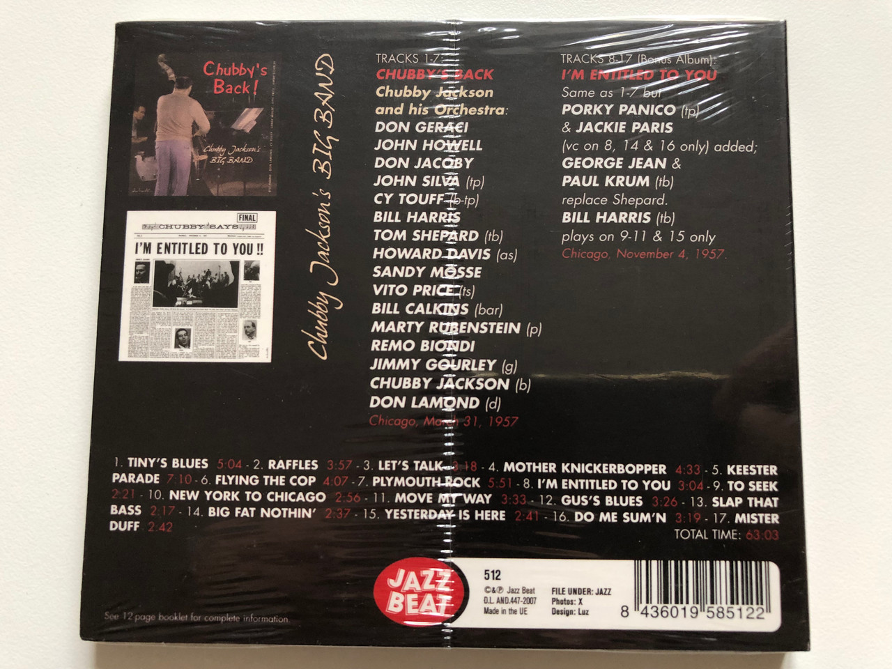 https://cdn10.bigcommerce.com/s-62bdpkt7pb/products/0/images/201351/Chubbys_Back_-_Chubby_Jacksons_Big_Band_Bill_Harris_Don_Lamond_Cy_Touff_Sandy_Mosse_Vito_Price_Jimmy_Gourley_Jazz_Beat_Audio_CD_2007_512_2__42254.1639058427.1280.1280.JPG?c=2&_gl=1*1g5sh77*_ga*MjA2NTIxMjE2MC4xNTkwNTEyNTMy*_ga_WS2VZYPC6G*MTYzOTA1NjU4Ni4yMDcuMS4xNjM5MDU4MDIwLjU4