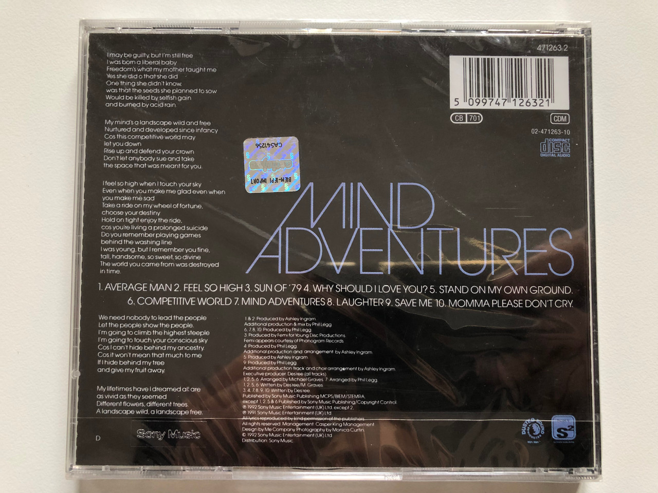 https://cdn10.bigcommerce.com/s-62bdpkt7pb/products/0/images/201778/Desree_Mind_AdventuresSony_Soho_Square_Audio_CD_1992_471263_2_2__66523.1639553265.1280.1280.JPG?c=2&_gl=1*urv9hq*_ga*MjA2NTIxMjE2MC4xNTkwNTEyNTMy*_ga_WS2VZYPC6G*MTYzOTU1MjAyMC4yMTcuMS4xNjM5NTUzMTA1LjU4