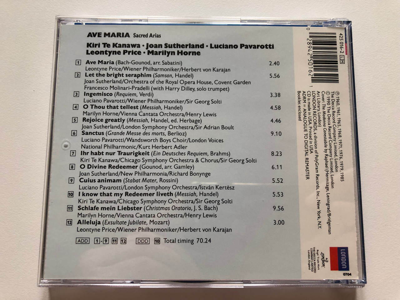 https://cdn10.bigcommerce.com/s-62bdpkt7pb/products/0/images/203415/Ave_Maria_-_Sacred_Arias_-_Kiri_Te_Kanawa_Joan_Sutherland_Luciano_Pavarotti_Leontyne_Price_Marilyn_Horne_Decca_Jubilee_Decca_Audio_CD_1990_Stereo_425_016-2_4__05485.1640792745.1280.1280.JPG?c=2&_gl=1*w9r74s*_ga*MjA2NTIxMjE2MC4xNTkwNTEyNTMy*_ga_WS2VZYPC6G*MTY0MDc4NDQ2Mi4yMzguMS4xNjQwNzkyODYwLjYw