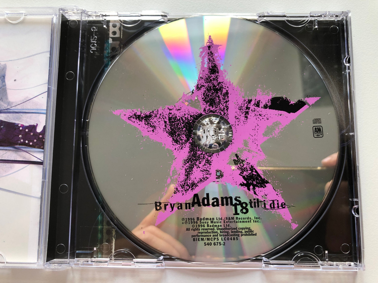 https://cdn10.bigcommerce.com/s-62bdpkt7pb/products/0/images/203599/Bryan_Adams_18_Til_I_Die_AM_Records_Audio_CD_1996_540_675-2_3__67110.1640868574.1280.1280.JPG?c=2&_gl=1*yfle55*_ga*MjA2NTIxMjE2MC4xNTkwNTEyNTMy*_ga_WS2VZYPC6G*MTY0MDg2NzM3NS4yMzkuMS4xNjQwODY4Mzk4LjE5