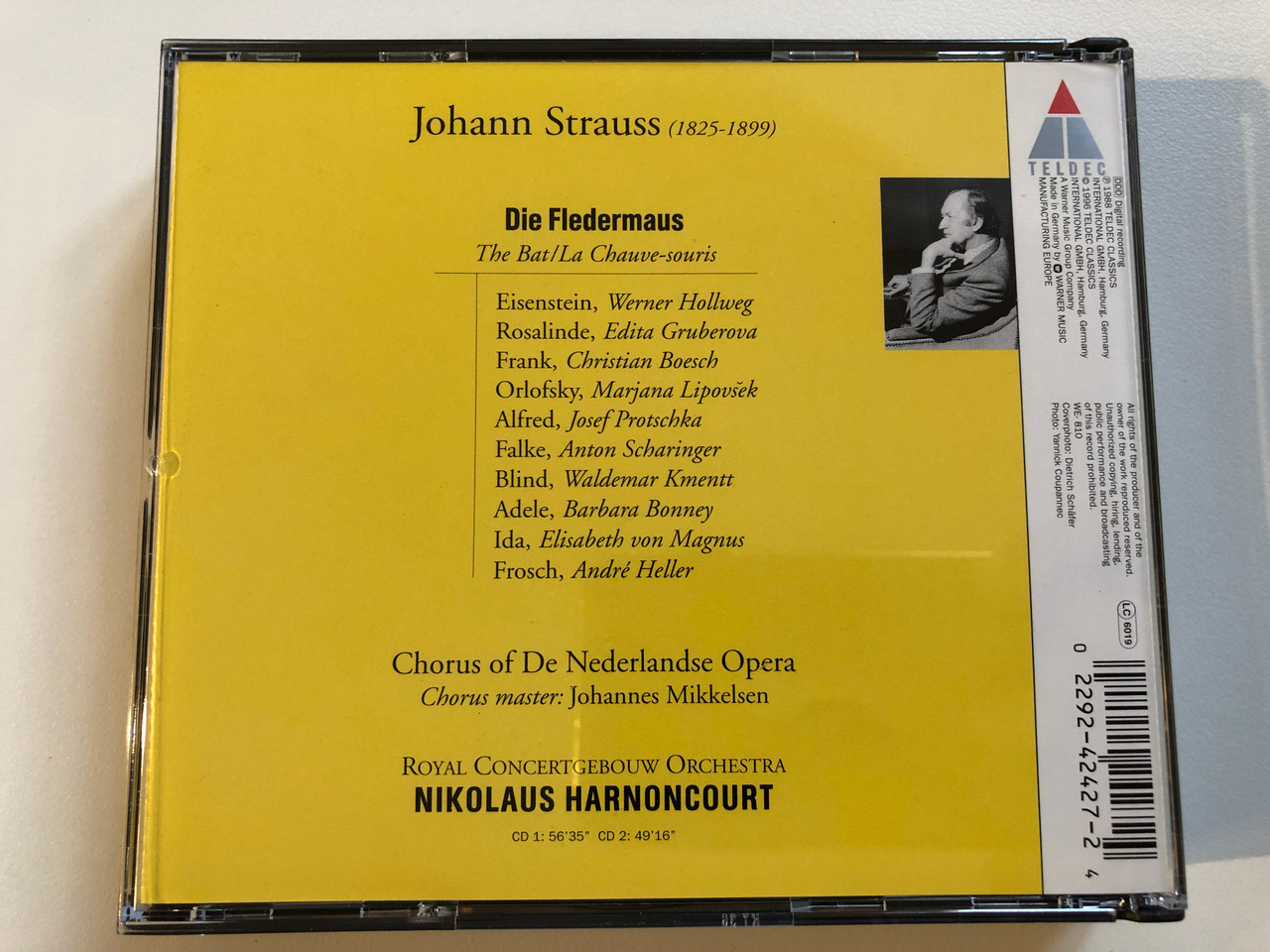 https://cdn10.bigcommerce.com/s-62bdpkt7pb/products/0/images/204417/Johann_Strauss_-_Die_Fledermaus_Gruberova_Bonney_Lipovek_Hollweg_Protschka_Boesch_Scharinger_Kmentt_Royal_Concertgebouw_Orchestra_Nikolaus_Harnoncourt_TELDEC_2x_Audio_CD_1996_2__00866.1641324660.1280.1280.JPG?c=2&_gl=1*mfcbb6*_ga*MjA2NTIxMjE2MC4xNTkwNTEyNTMy*_ga_WS2VZYPC6G*MTY0MTMyMzE4OS4yNDYuMS4xNjQxMzI0NDgxLjQx