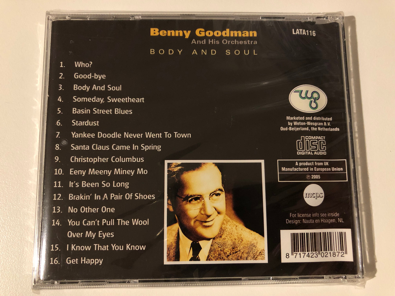 https://cdn10.bigcommerce.com/s-62bdpkt7pb/products/0/images/209223/Benny_Goodman_and_His_Orchestra_Body_And_Soul_Weton-Wesgram_Audio_CD_2005_LATA116_2__28971.1643216737.1280.1280.JPG?c=2&_gl=1*1udylee*_ga*MjA2NTIxMjE2MC4xNTkwNTEyNTMy*_ga_WS2VZYPC6G*MTY0MzIwOTQ0MC4yNzMuMS4xNjQzMjE2NjE5LjQ0
