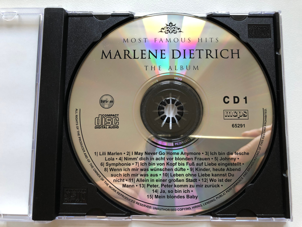 https://cdn10.bigcommerce.com/s-62bdpkt7pb/products/0/images/210725/Marlene_Dietrich_-_Most_Famous_Hits_-_The_Album_-_CD_1_Surprse_Audio_CD_65291_2__35739.1643695429.1280.1280.JPG?c=2&_gl=1*4zyjer*_ga*MjA2NTIxMjE2MC4xNTkwNTEyNTMy*_ga_WS2VZYPC6G*MTY0MzY5MjIzNi4yODEuMS4xNjQzNjk1MjQ1LjQy