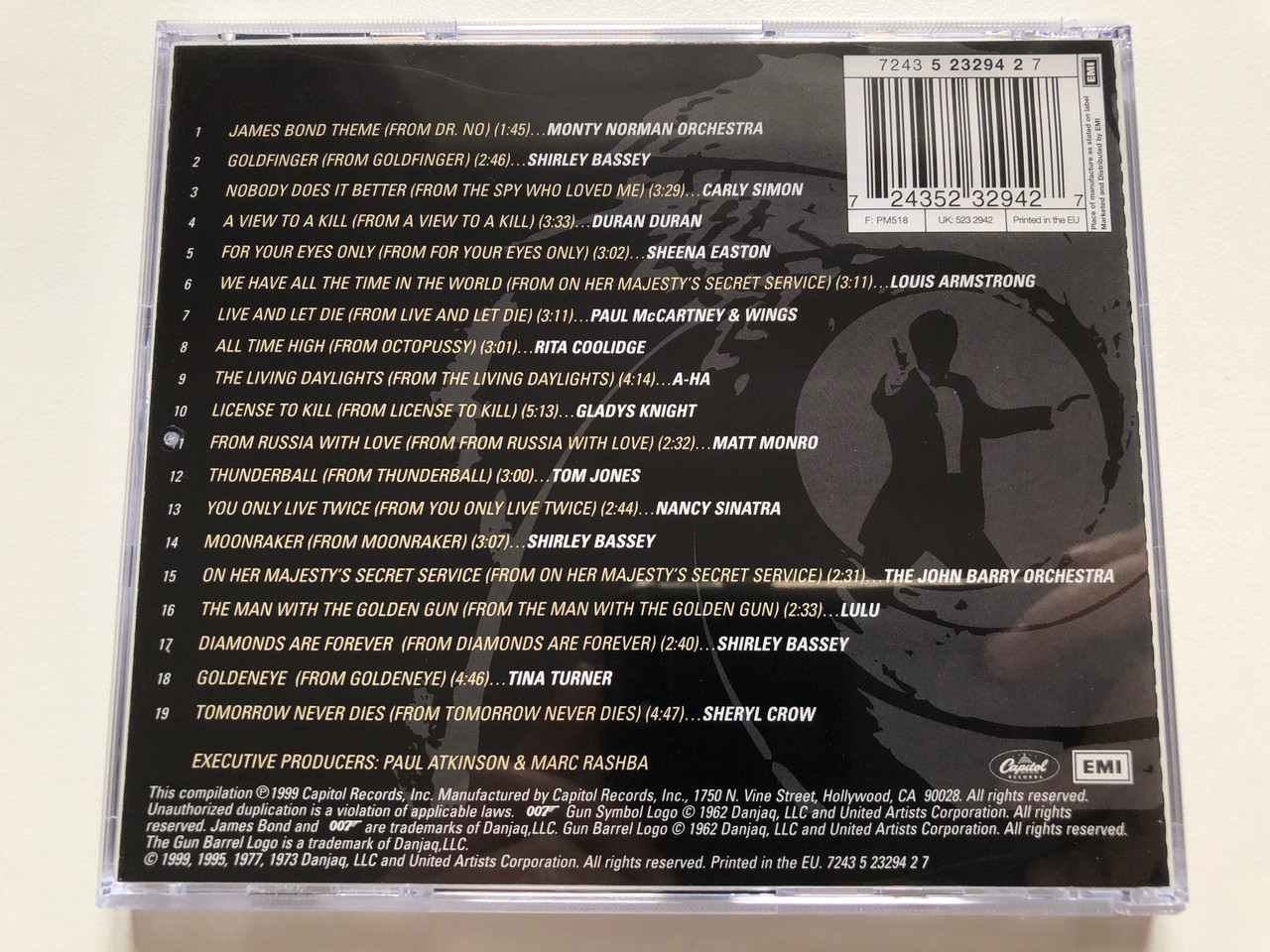 The Best Of Bond ...James Bond / Capitol Records, Audio CD 1999 ...