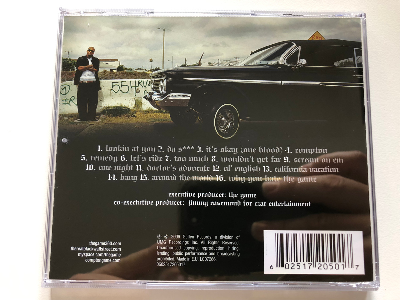 The Game – Doctor's Advocate / Geffen Records Audio CD 2006