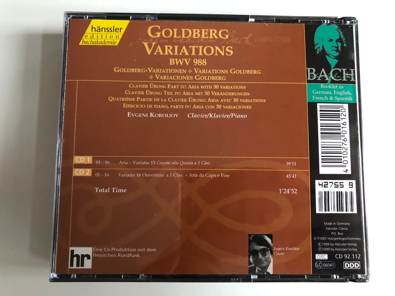 https://cdn10.bigcommerce.com/s-62bdpkt7pb/products/0/images/214673/Johann_Sebastian_Bach_-_Goldberg-Variationen_Variations_Goldberg_Goldberg_Variations_BWV_988_Evgeni_Koroliov_-_clavier_Hnssler_Edition_Bachakademie_Hnssler_Classic_2x_Audio_CD_199__63999.1646157320.1280.1280.JPG?c=2&_gl=1*1b2gfih*_ga*MjA2NTIxMjE2MC4xNTkwNTEyNTMy*_ga_WS2VZYPC6G*MTY0NjE0NTkwOC4zMDYuMS4xNjQ2MTU3MTQzLjU3