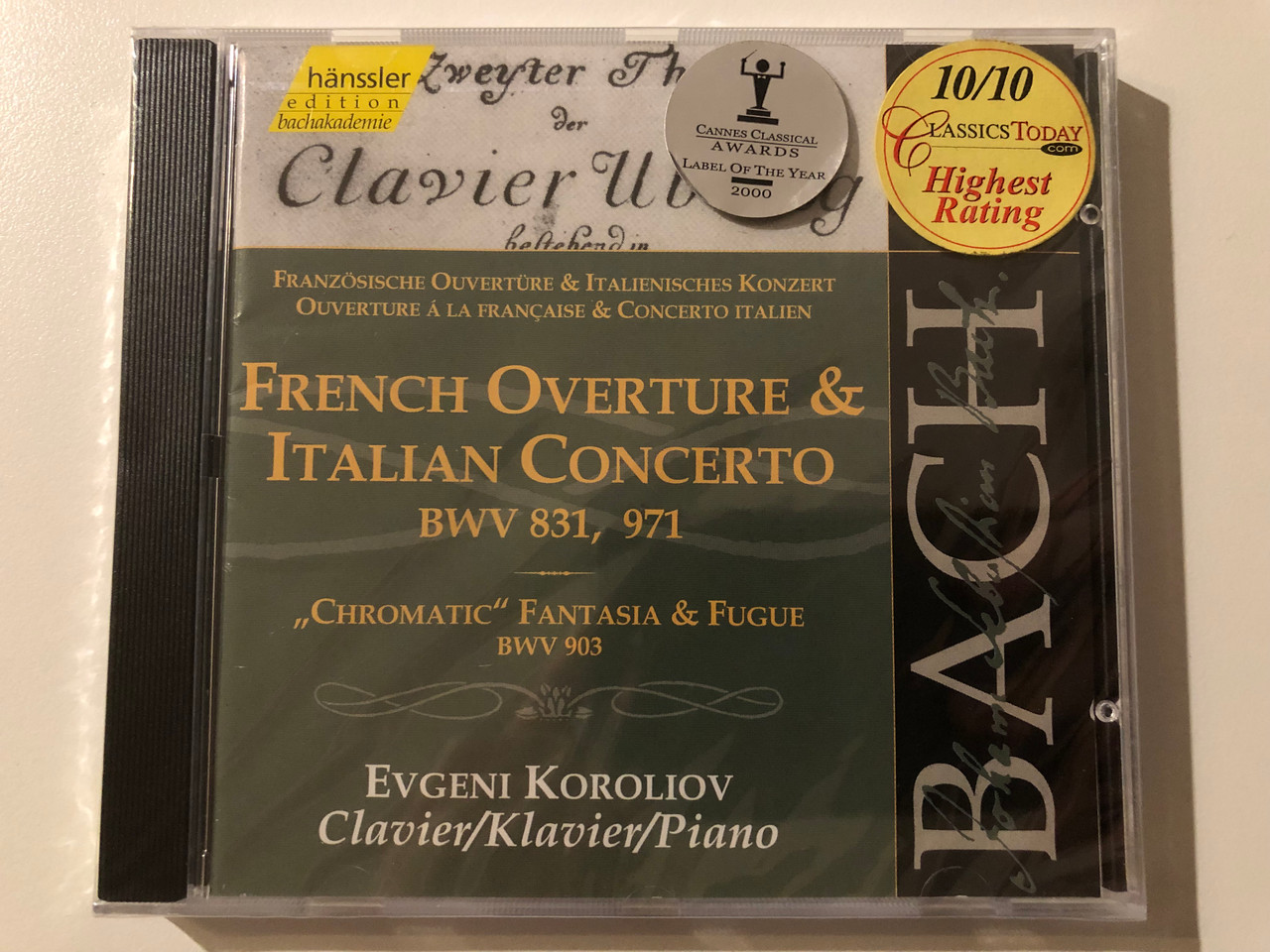 https://cdn10.bigcommerce.com/s-62bdpkt7pb/products/0/images/215004/Johann_Sebastian_Bach_-_French_Overture_Italian_Concerto_BWV_831_971_Chromatic_Fantasia_Fugue_BWV_903_Evgeni_Koroliov_-_piano_Hnssler_Classic_Audio_CD_2000_CD_92_1__38219.1646405839.1280.1280.JPG?c=2&_gl=1*wyahz5*_ga*MjA2NTIxMjE2MC4xNTkwNTEyNTMy*_ga_WS2VZYPC6G*MTY0NjM5Mzc3Ni4zMTEuMS4xNjQ2NDA1ODM3LjYw