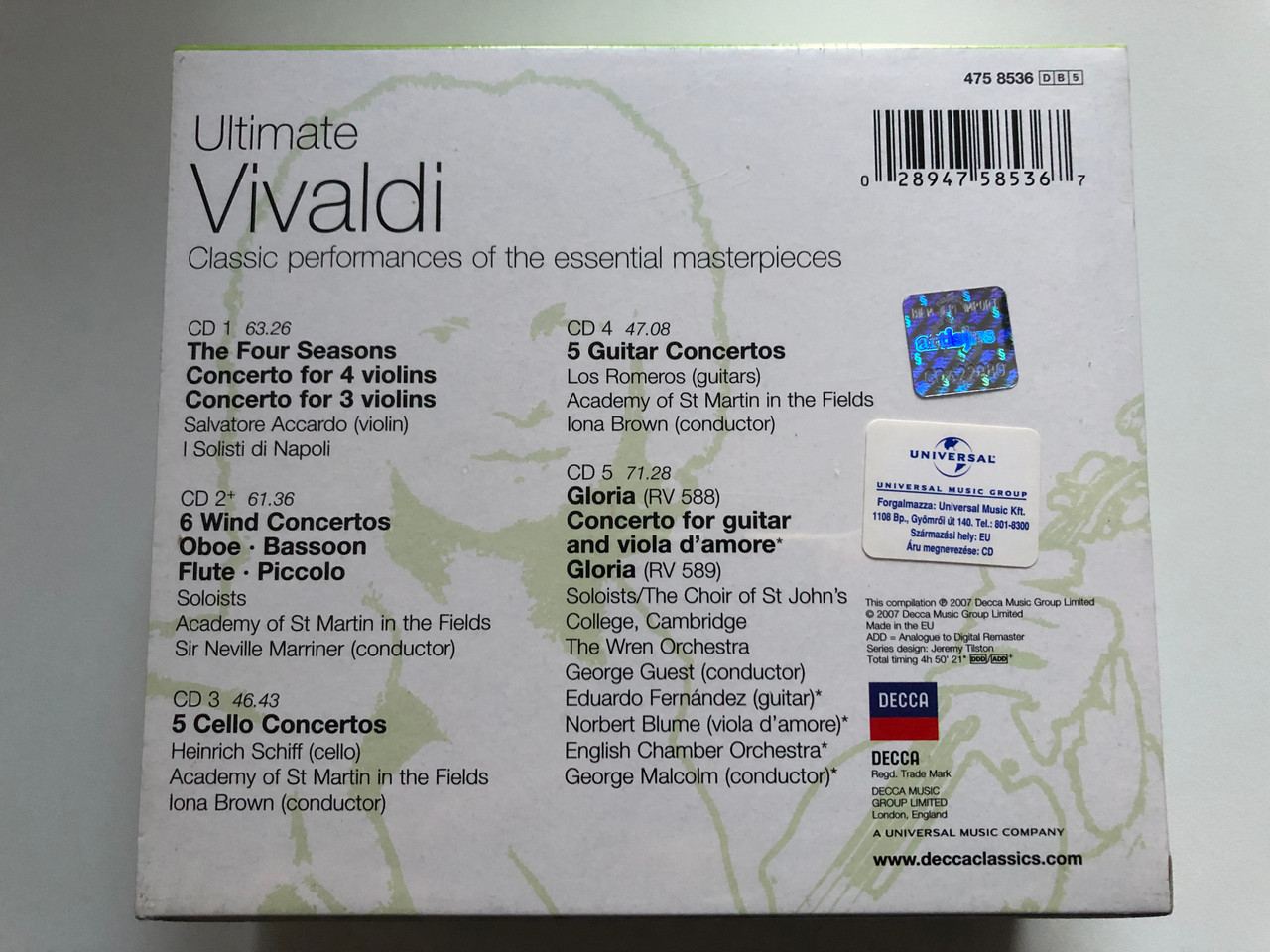 https://cdn10.bigcommerce.com/s-62bdpkt7pb/products/0/images/215358/Ultimate_Vivaldi_-_The_Essential_Masterpieces_Decca_5x_Audio_CD_2007_475_8536_2__82809.1646644574.1280.1280.JPG?c=2&_gl=1*1eclgtj*_ga*MjA2NTIxMjE2MC4xNTkwNTEyNTMy*_ga_WS2VZYPC6G*MTY0NjYzNjE3MC4zMTIuMS4xNjQ2NjQzNDE4LjQx