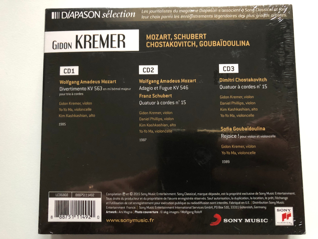 https://cdn10.bigcommerce.com/s-62bdpkt7pb/products/0/images/215378/Gidon_Kremer_-_Mozart_Schubert_Chostakovitch_Goubadoulina_Diapason_Slection_Sony_Classical_3x_Audio_CD_2015_88875111492_2__41952.1646648120.1280.1280.JPG?c=2&_gl=1*pvr2qa*_ga*MjA2NTIxMjE2MC4xNTkwNTEyNTMy*_ga_WS2VZYPC6G*MTY0NjYzNjE3MC4zMTIuMS4xNjQ2NjQ3OTIwLjQx