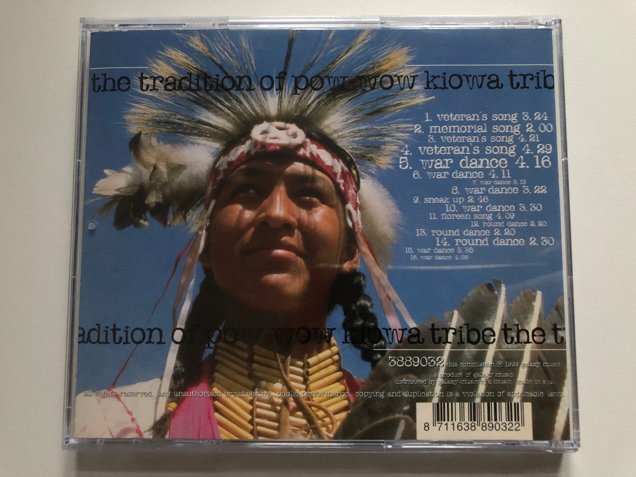 https://cdn10.bigcommerce.com/s-62bdpkt7pb/products/0/images/216422/Music_Of_The_Native_American_Indians_-_The_Tradition_Of_Pow_Pow_Kiowa_Tribe_Veterans_Song_Memorial_Song_War_Dance_Galaxy_Music_Ltd._Audio_CD_1999_3889032_2__57241.1647278473.1280.1280.JPG?c=2&_gl=1*cfng6h*_ga*MjA2NTIxMjE2MC4xNTkwNTEyNTMy*_ga_WS2VZYPC6G*MTY0NzI3NTgwOC4zMjAuMS4xNjQ3Mjc3OTc1LjY.