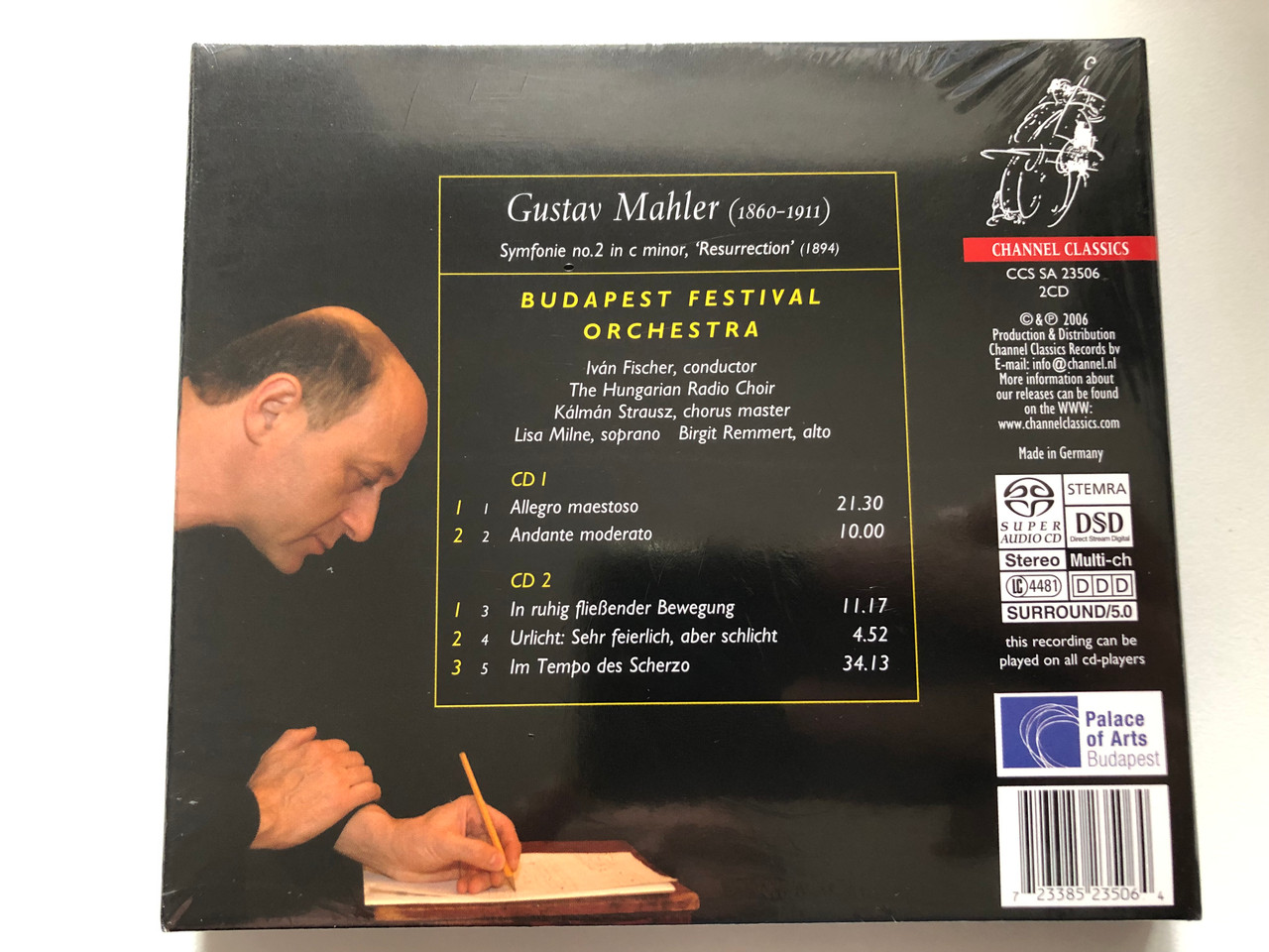 https://cdn10.bigcommerce.com/s-62bdpkt7pb/products/0/images/216547/Mahler_-_Symphony_No._2_In_C_Minor_Ivn_Fischer_Budapest_Festival_Orchestra_Birgit_Remmert_Lisa_Milne_Hungarian_Radio_Choir_Channel_Classics_2x_Audio_CD_2006_CCS_SA_23506_2__50204.1647371671.1280.1280.JPG?c=2&_gl=1*zvviur*_ga*MjA2NTIxMjE2MC4xNTkwNTEyNTMy*_ga_WS2VZYPC6G*MTY0NzM1Nzk1My4zMjEuMS4xNjQ3MzcxMzQ3LjUw
