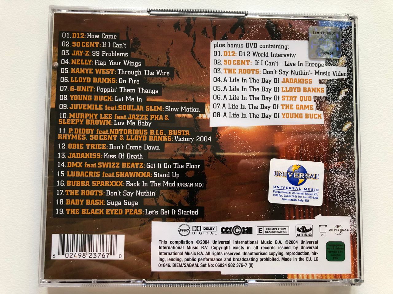 https://cdn10.bigcommerce.com/s-62bdpkt7pb/products/0/images/216885/Hot_Joints_-_Volume_2_19_of_the_latest_hip_hop_joints_featuring_D12_50_Cent_Jay-Z_The_Black_Eyed_Peas_G-Unit_P_Diddy_Kanye_West_Nelly_Limited_Edition_Universal_Audio_CD_DVD_2__33939.1647533172.1280.1280.JPG?c=2&_gl=1*wi1wtb*_ga*MjA2NTIxMjE2MC4xNTkwNTEyNTMy*_ga_WS2VZYPC6G*MTY0NzUyNDk4OS4zMjMuMS4xNjQ3NTMzMTk5LjYw