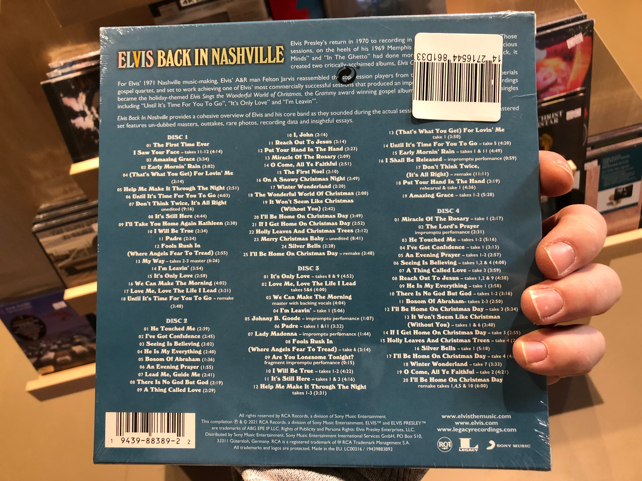 https://cdn10.bigcommerce.com/s-62bdpkt7pb/products/0/images/219931/Elvis_Back_In_Nashville_50th_anniversary_celebration_of_the_1971_nashville_sessions_Deluxe_82_song_4-CD_includes_Newly_Mixed_Audio_By_Matt_Ross-Spang_Features_Outtakes_and_Undubbed_Re__01212.1648704115.1280.1280.JPG?c=2&_gl=1*9ahbex*_ga*MjA2NTIxMjE2MC4xNTkwNTEyNTMy*_ga_WS2VZYPC6G*MTY0ODcwMjQ5OS4zMzguMS4xNjQ4NzAzNzYzLjM4