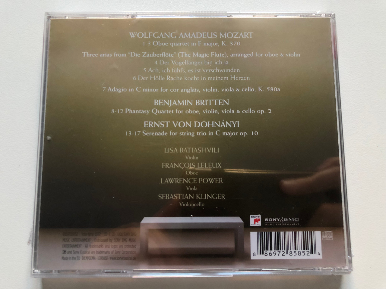 https://cdn10.bigcommerce.com/s-62bdpkt7pb/products/0/images/220866/Mozart_-_Francois_Leleux_Lisa_Batiashvili_Lawrence_Power_Sebastian_Klinger_Sony_BMG_Music_Entertainment_Audio_CD_2008_88697285852_2__42645.1649260634.1280.1280.JPG?c=2&_gl=1*155iimv*_ga*MjA2NTIxMjE2MC4xNTkwNTEyNTMy*_ga_WS2VZYPC6G*MTY0OTI1MTQyNy4zNDUuMS4xNjQ5MjYwNDMyLjU4