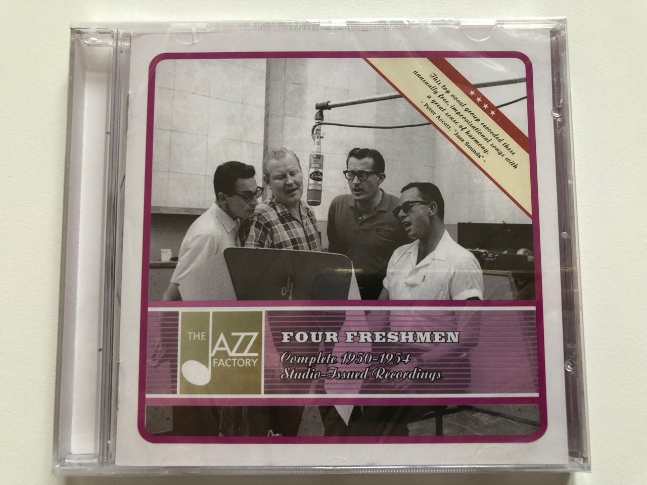 https://cdn10.bigcommerce.com/s-62bdpkt7pb/products/0/images/221216/Four_Freshmen_Complete_1950-1954_Studio-Issued_Recordings_The_Jazz_Factory_Audio_CD_2004_JFCD22868_1__02717.1649431536.1280.1280.JPG?c=2&_gl=1*k3pfr7*_ga*MjA2NTIxMjE2MC4xNTkwNTEyNTMy*_ga_WS2VZYPC6G*MTY0OTQyNjk4Mi4zNTEuMS4xNjQ5NDMxMDcyLjM4