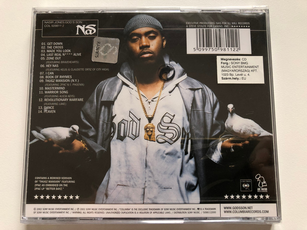 Nasir Jones – God's Son / Columbia Audio CD 2002 / 509811 2 ...