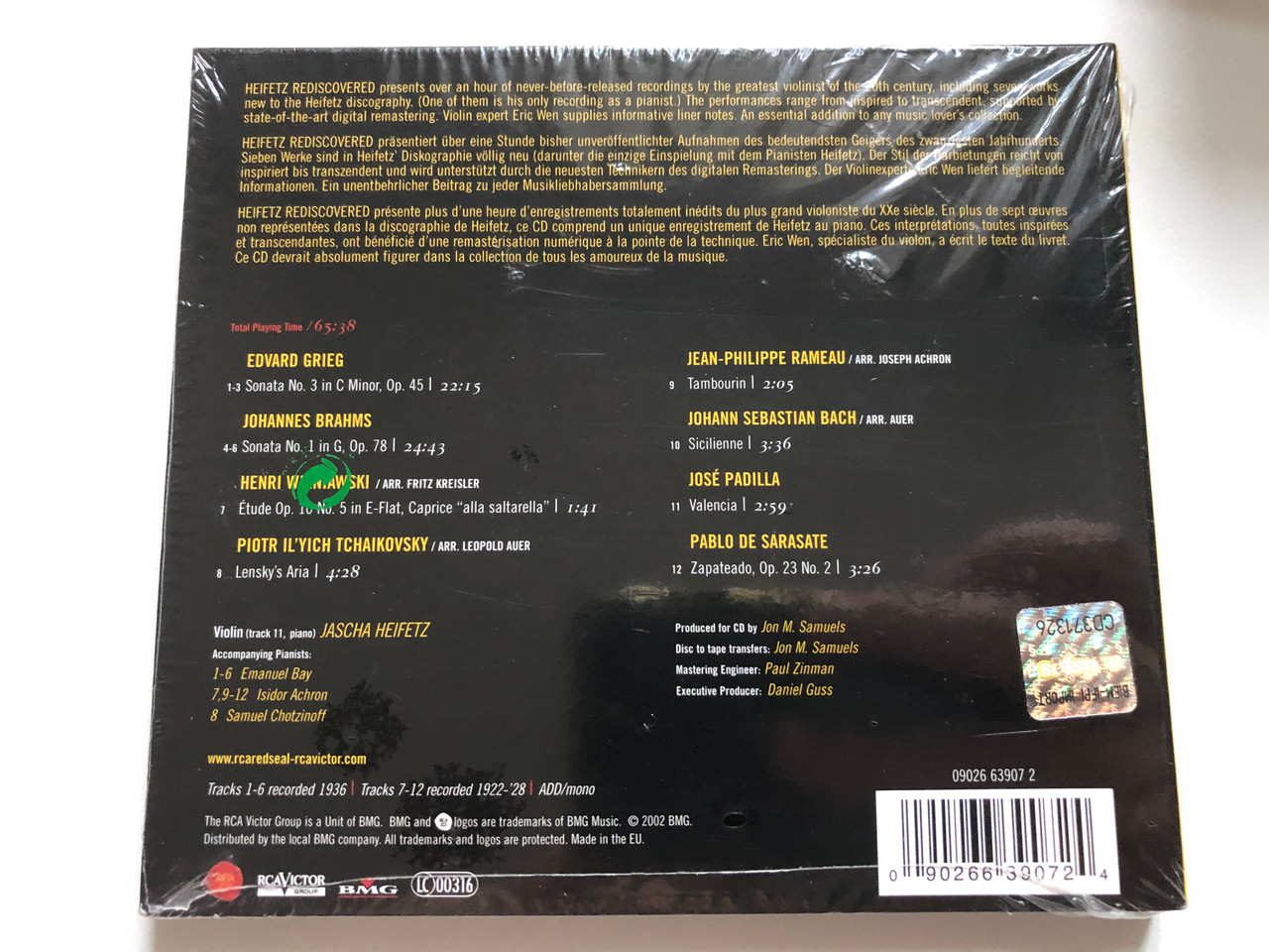 https://cdn10.bigcommerce.com/s-62bdpkt7pb/products/0/images/222037/Jascha_Heifetz_Heifetz_Rediscovered_-_Violin_Sonatas_Brahms_no._1_Grieg_no._3_Caprice_alla_saltarella_Lenskys_Aria_Tambourin_Sicilienne_Valencia_Zapateado_RCA_Victor_Red_Se__46994.1649948412.1280.1280.JPG?c=2&_gl=1*1w6lak9*_ga*MjA2NTIxMjE2MC4xNTkwNTEyNTMy*_ga_WS2VZYPC6G*MTY0OTkzODE4Mi4zNTYuMS4xNjQ5OTQ4NDE3LjYw