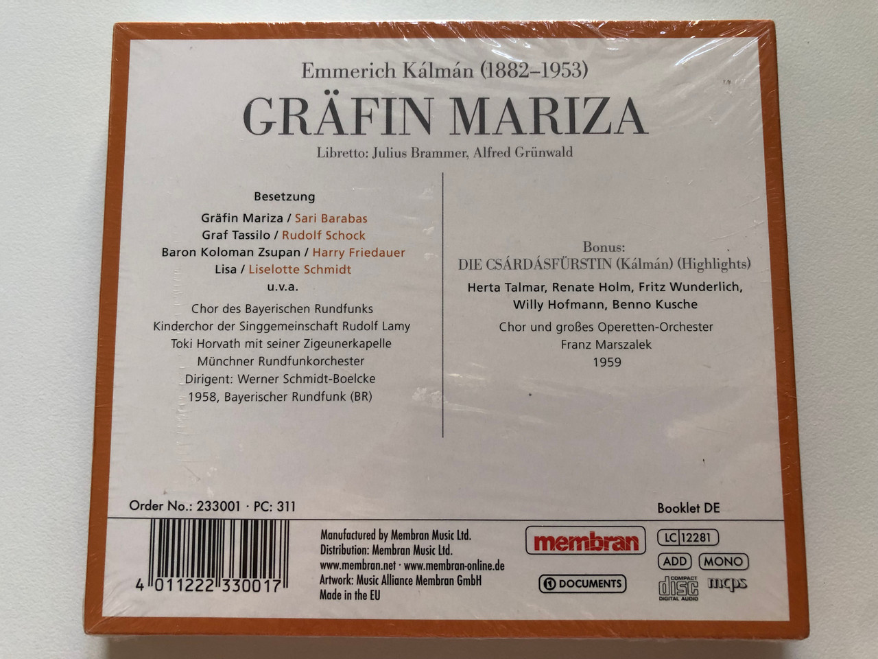 https://cdn10.bigcommerce.com/s-62bdpkt7pb/products/0/images/222600/Traumland_der_Operette_Emmerich_Klmn_-_Grfin_Mariza_Bonus_Die_Csardasfurstin_-_Highlights_Sari_Barabas_Renate_Holm_Rudolf_Schock_Fritz_Wunderlich_Membran_Music_Ltd._2x_Audio_CD_Mo__64873.1650296427.1280.1280.JPG?c=2&_gl=1*a6va0e*_ga*MjA2NTIxMjE2MC4xNTkwNTEyNTMy*_ga_WS2VZYPC6G*MTY1MDI5Mjc5MS4zNjAuMS4xNjUwMjk2NDg1LjYw