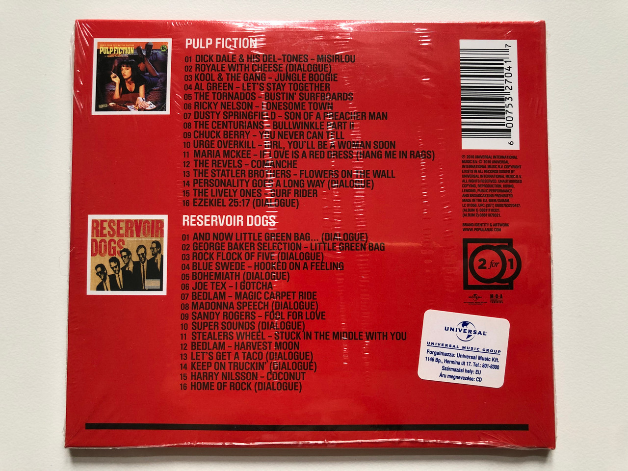 https://cdn10.bigcommerce.com/s-62bdpkt7pb/products/0/images/223655/Soundtracks_From_The_Quentin_Tarantino_Films_-_Pulp_Fiction_Reservoir_Dogs_2_For_1_Universal_2x_Audio_CD_2010_0600753270417_2__59914.1650560265.1280.1280.JPG?c=2&_gl=1*1q20yxw*_ga*MjA2NTIxMjE2MC4xNTkwNTEyNTMy*_ga_WS2VZYPC6G*MTY1MDU0ODUxNi4zNjQuMS4xNjUwNTYwMjcyLjYw