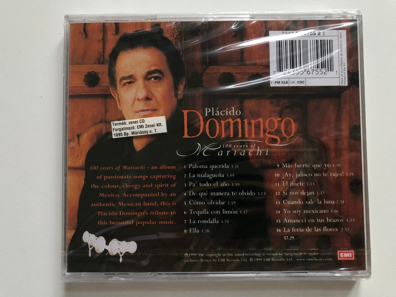 https://cdn10.bigcommerce.com/s-62bdpkt7pb/products/0/images/226307/Placido_Domingo_100_Years_Of_Mariachi_EMI_Audio_CD_1999_724355675521_2__81219.1651479311.1280.1280.JPG?c=2&_gl=1*1cgswon*_ga*MjA2NTIxMjE2MC4xNTkwNTEyNTMy*_ga_WS2VZYPC6G*MTY1MTQ3MjA0OS4zNzYuMS4xNjUxNDc3OTU5LjU4