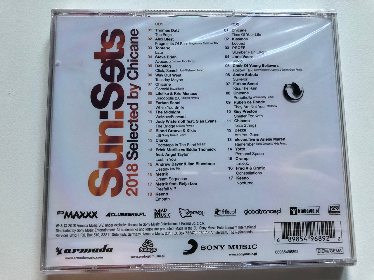 https://cdn10.bigcommerce.com/s-62bdpkt7pb/products/0/images/228327/SunSets_2018_-_Selected_By_Chicane_Sony_Music_2x_Audio_CD_2018_88985496892_2__51265.1653277785.1280.1280.JPG?c=2&_gl=1*14l08h2*_ga*MjA2NTIxMjE2MC4xNTkwNTEyNTMy*_ga_WS2VZYPC6G*MTY1MzI3NTQzOS40MDYuMS4xNjUzMjc3NjQ0LjE.